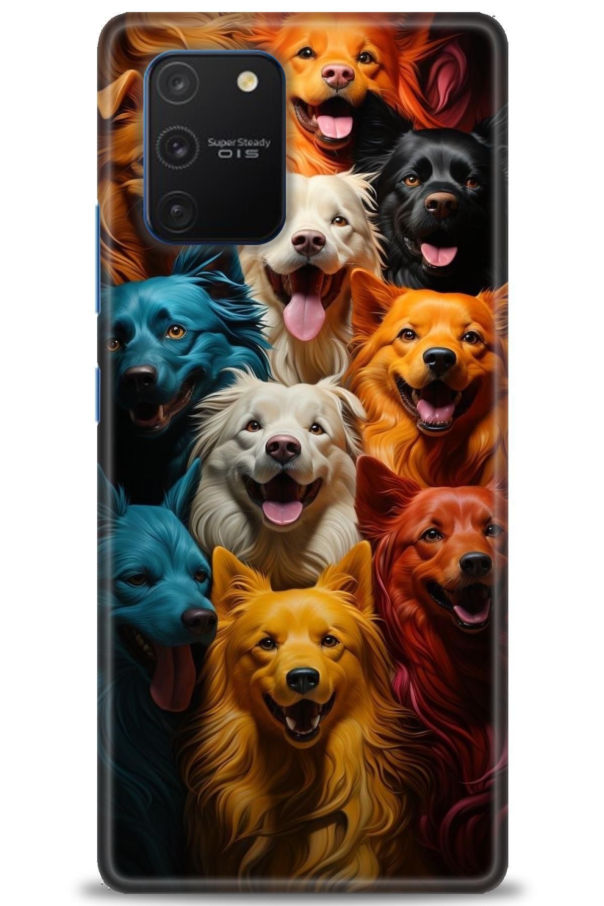 CooperTech Samsung Galaxy S10 Lite İle Uyumlu HD Baskılı Desenli Silikon Kılıf - 164