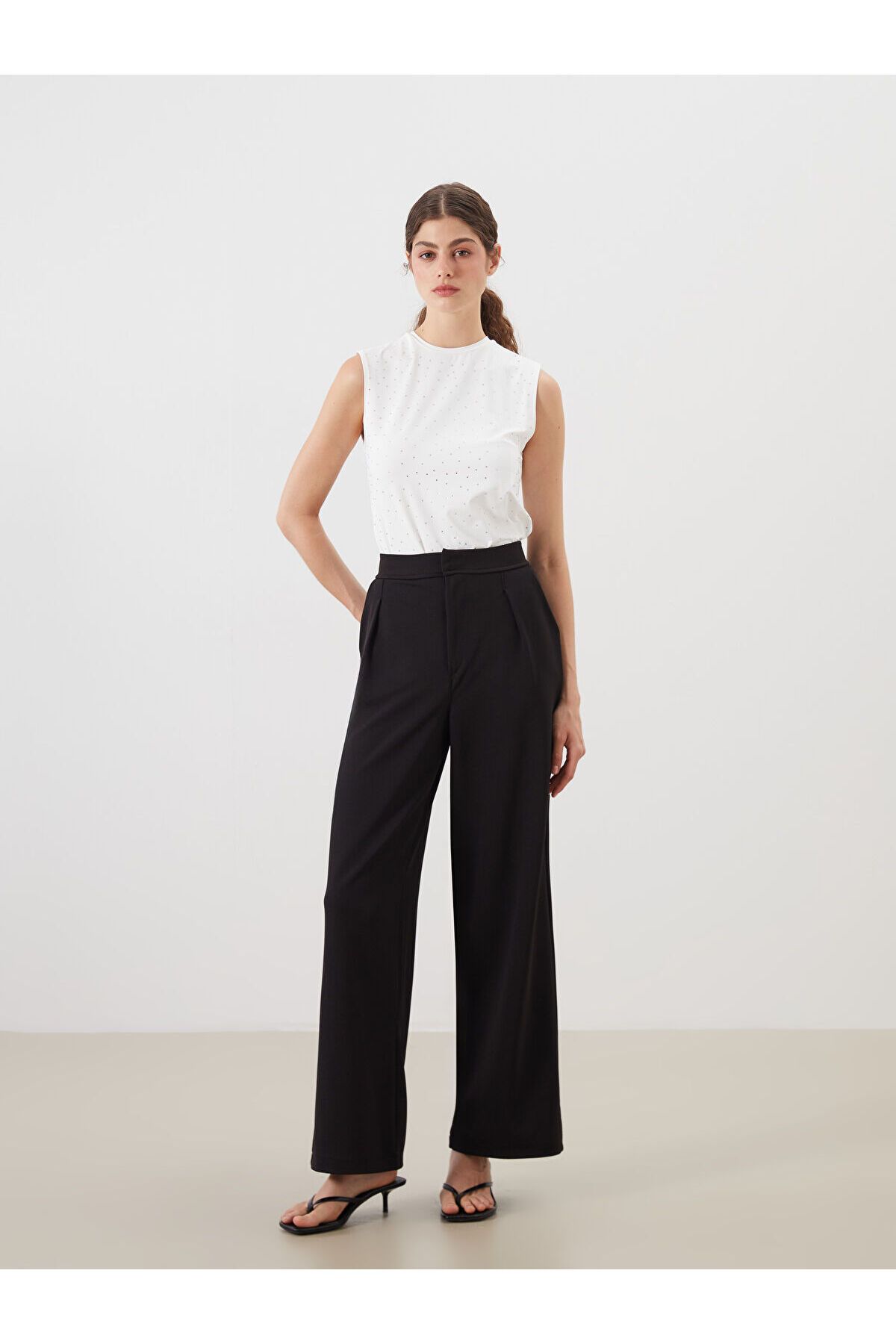 LC Waikiki Loose Fit Pileli Kadın Pantolon