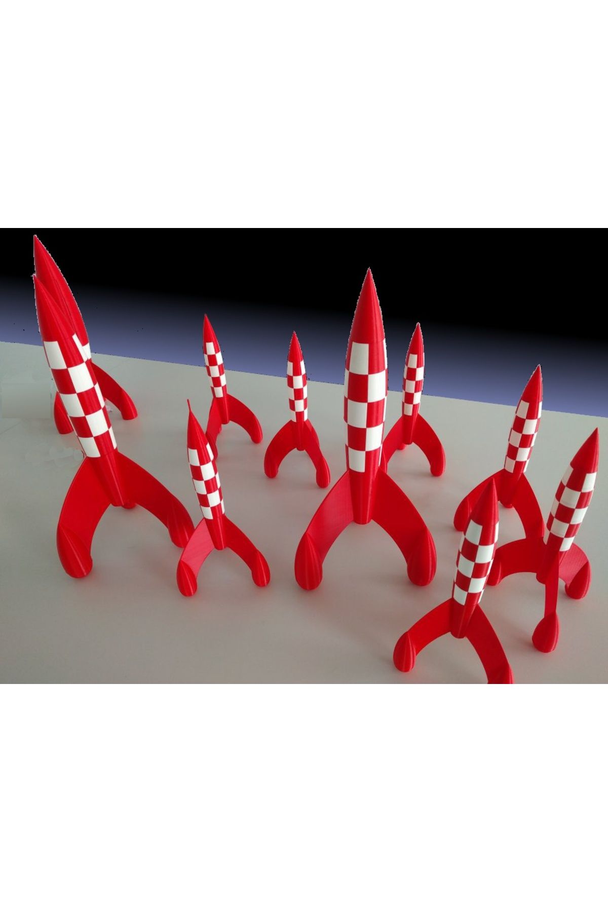 Vision Craft Tintin Moon Roket Bulmaca (Büyük)