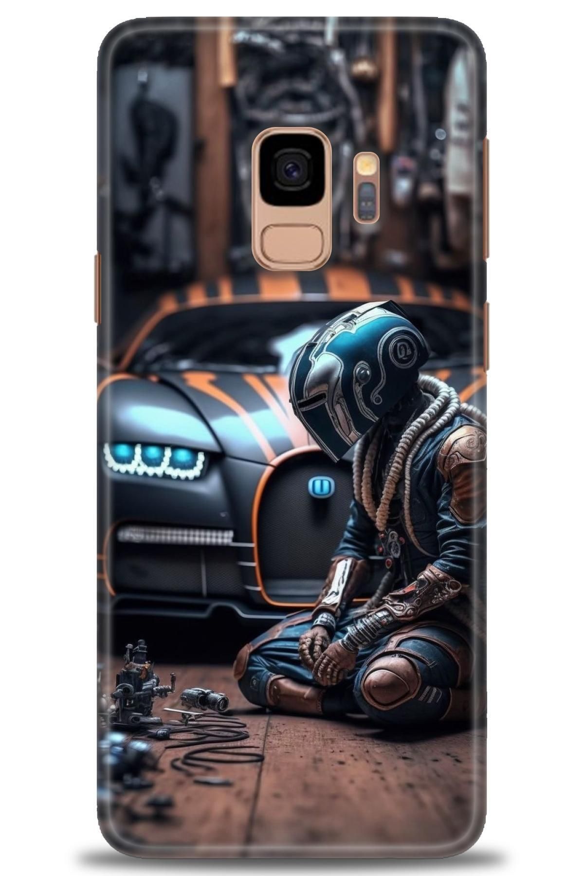 CooperTech Samsung Galaxy S9 İle Uyumlu HD Baskılı Desenli Silikon Kılıf - 984