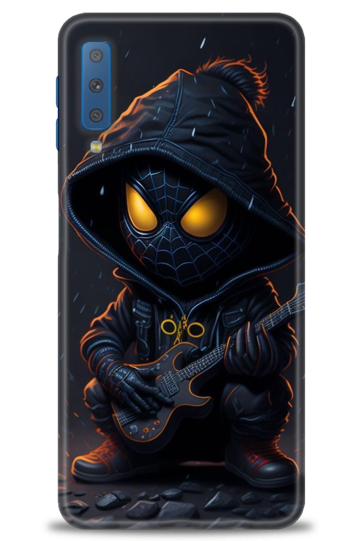 CooperTech Samsung Galaxy A7 2018 İle Uyumlu HD Baskılı Desenli Silikon Kılıf - 920