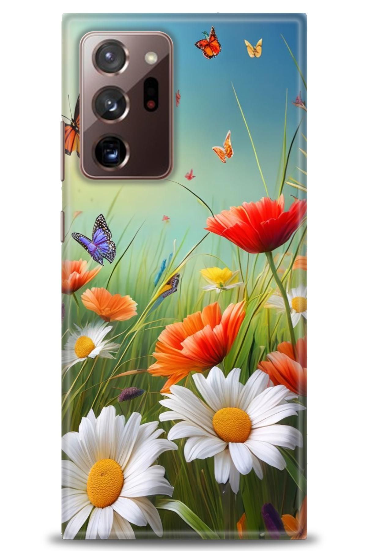 CooperTech Samsung Galaxy Note 20 Ultra İle Uyumlu HD Baskılı Desenli Silikon Kılıf - 353