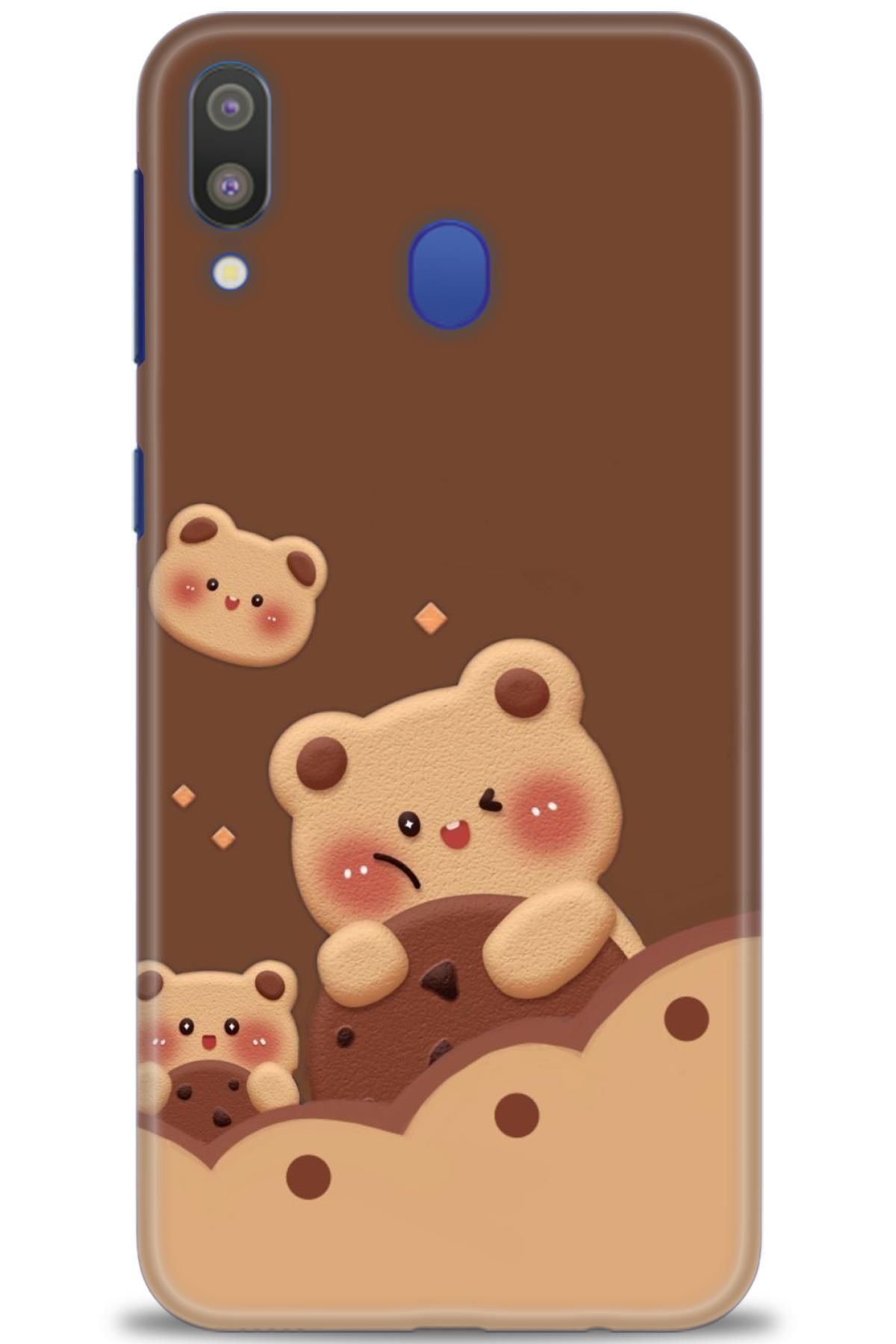CooperTech Samsung Galaxy M20 İle Uyumlu HD Baskılı Desenli Silikon Kılıf - 443
