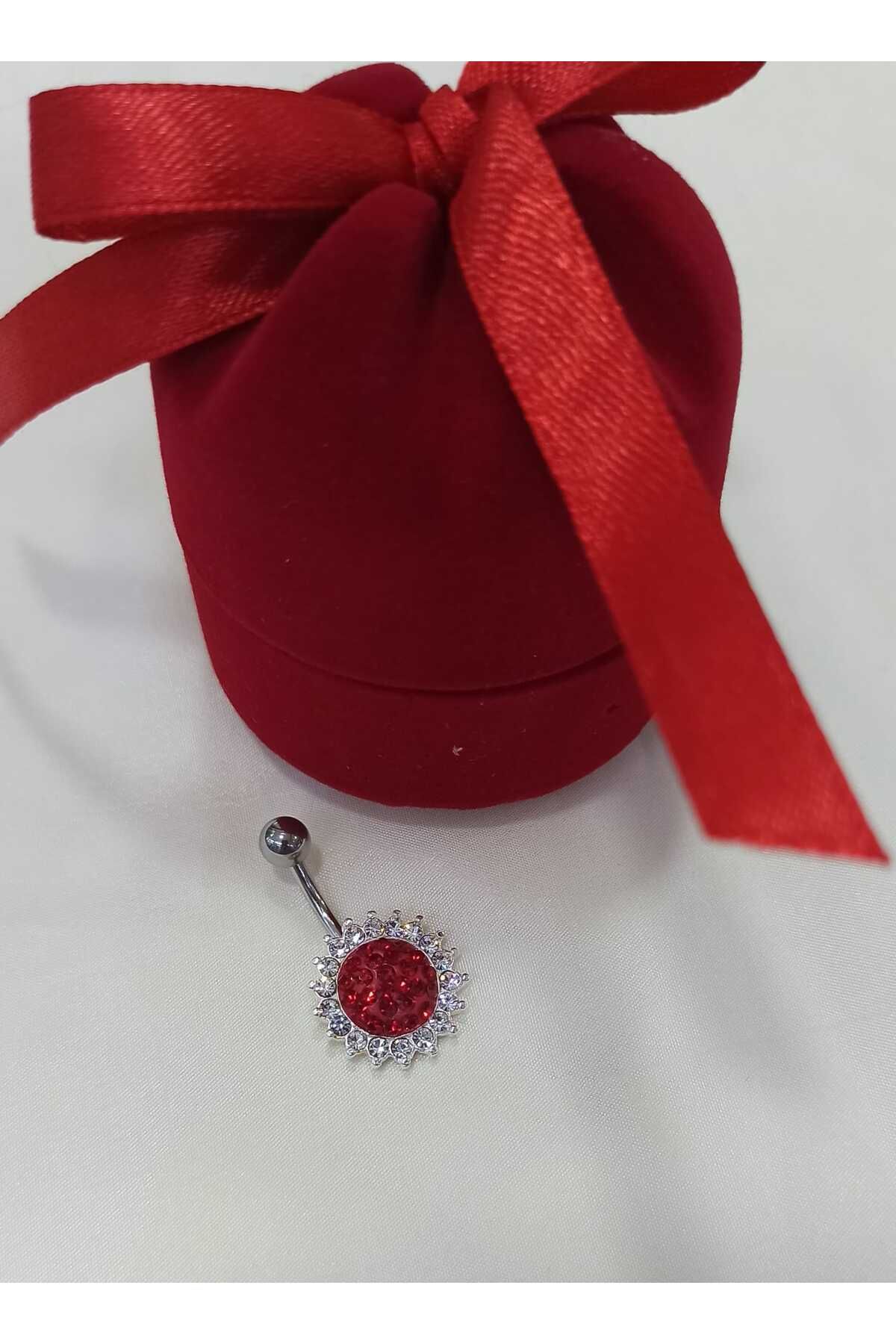 Simge Gümüş 925 Ayar Gümüş Göbek Piercing