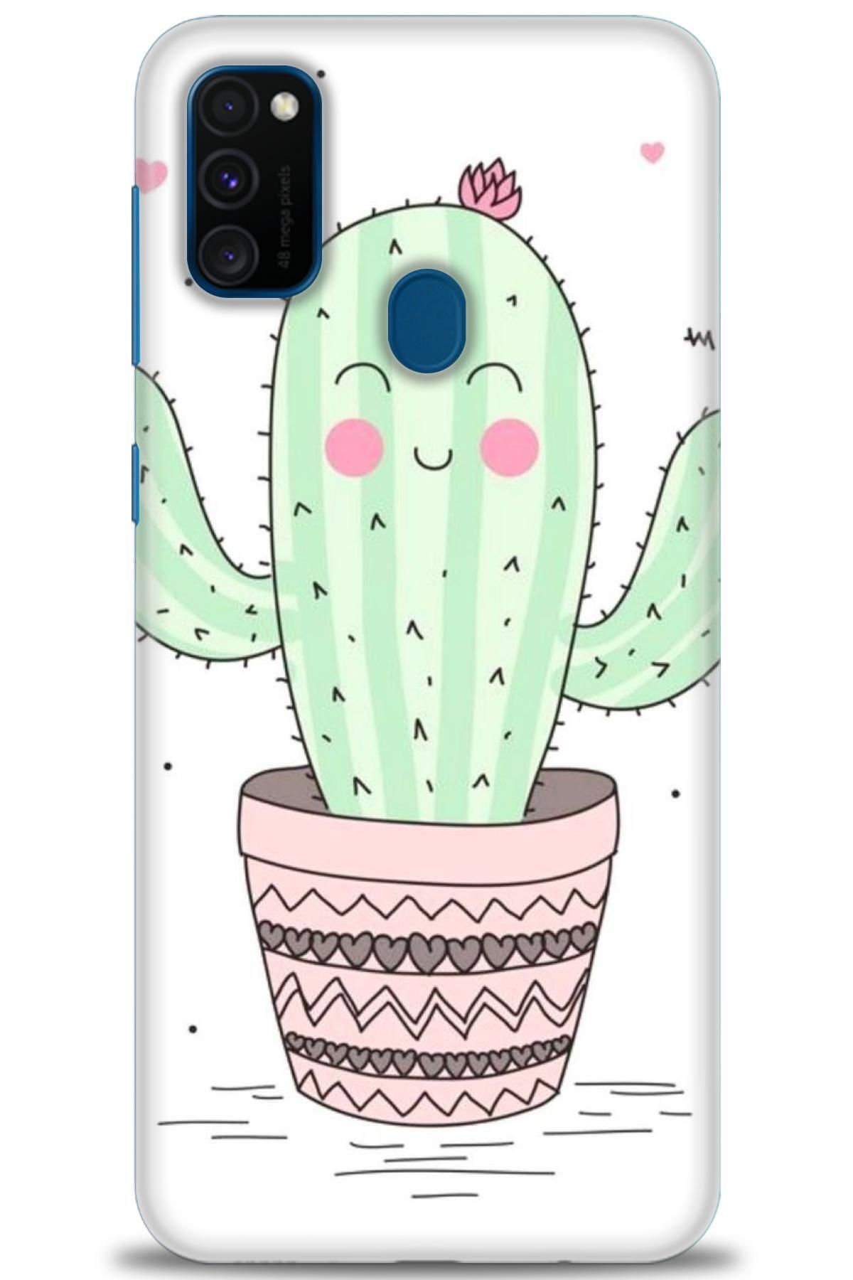 CooperTech Samsung Galaxy M21 İle Uyumlu HD Baskılı Desenli Silikon Kılıf - 777
