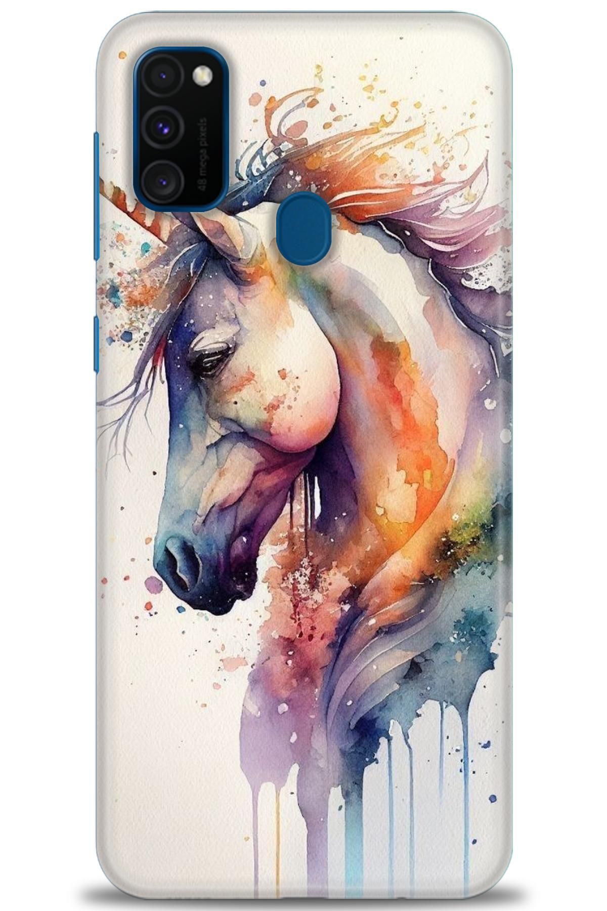 CooperTech Samsung Galaxy M30S İle Uyumlu HD Baskılı Desenli Silikon Kılıf - 110