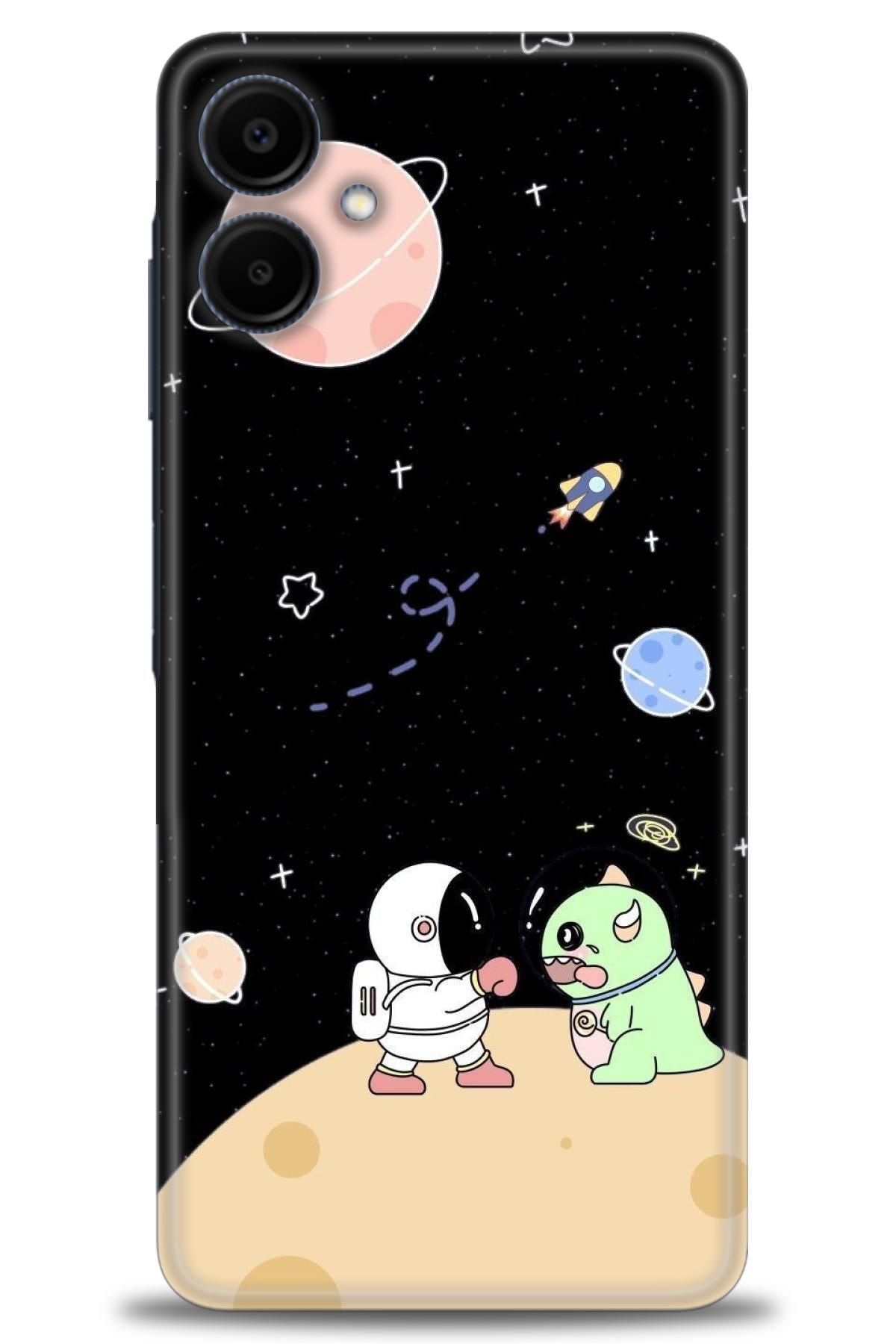 CooperTech Samsung Galaxy A06 İle Uyumlu HD Baskılı Desenli Silikon Kılıf - 380