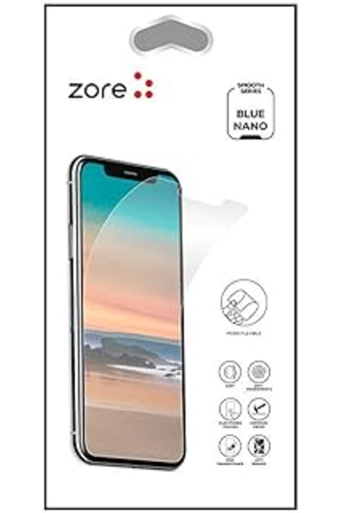 Qedii Zore Blue Gm6 Clear Temperli Nano