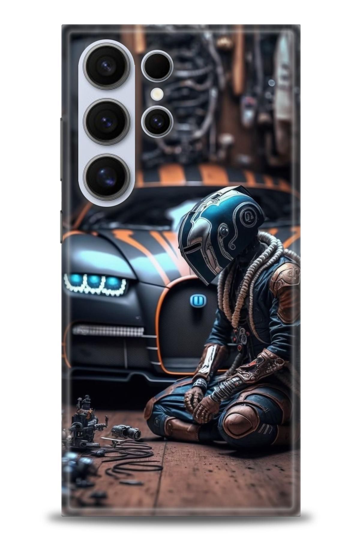 CooperTech Samsung Galaxy S25 Ultra İle Uyumlu HD Baskılı Desenli Silikon Kılıf - 984