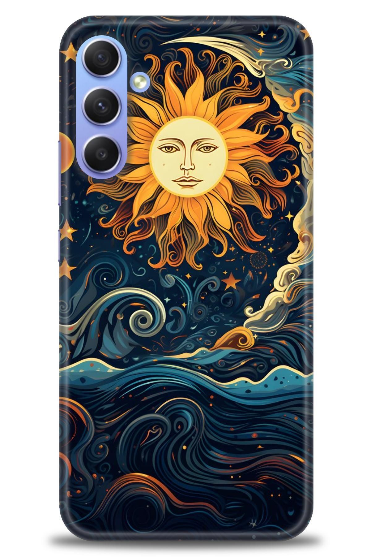 CooperTech Samsung Galaxy A24 İle Uyumlu HD Baskılı Desenli Silikon Kılıf - 498