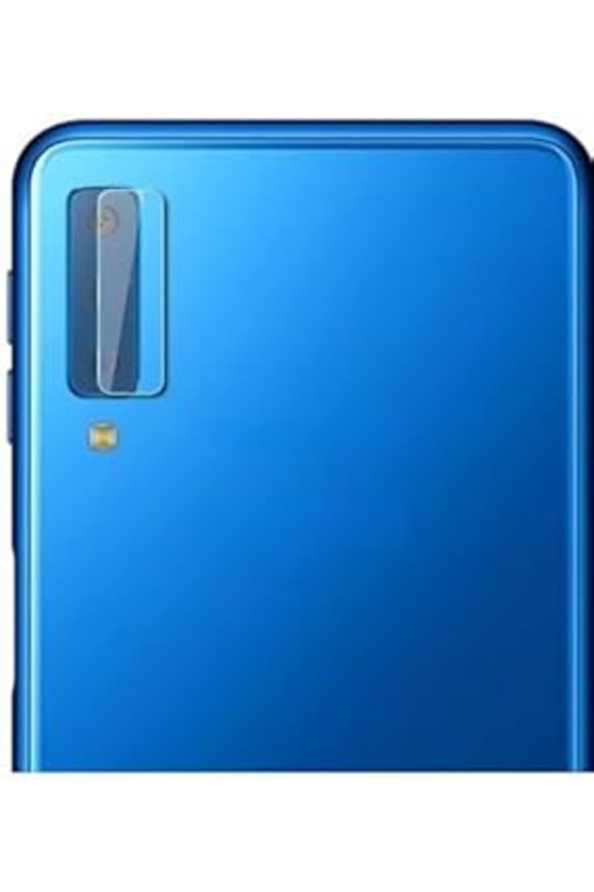 Qedii Samsung Galaxy A7 2018 Uyumlu Kamera Koruyucu Cam (Şeffaf)