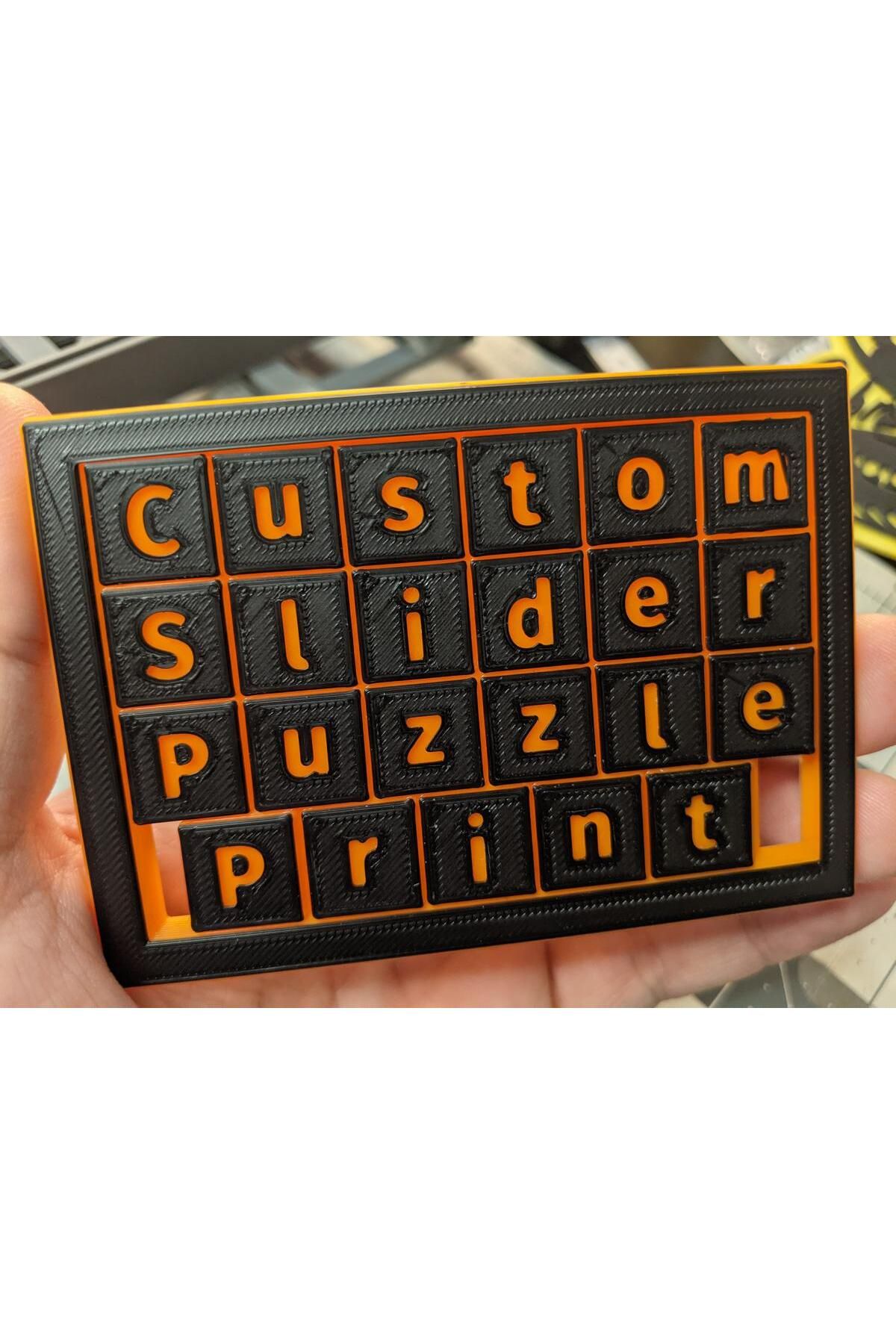 Vision Craft Özelleştirilebilir kaydırıcı bulmaca jeneratörü (yerinde baskı)