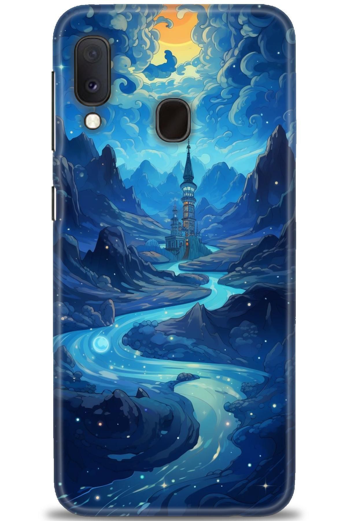 CooperTech Samsung Galaxy A20E İle Uyumlu HD Baskılı Desenli Silikon Kılıf - 218
