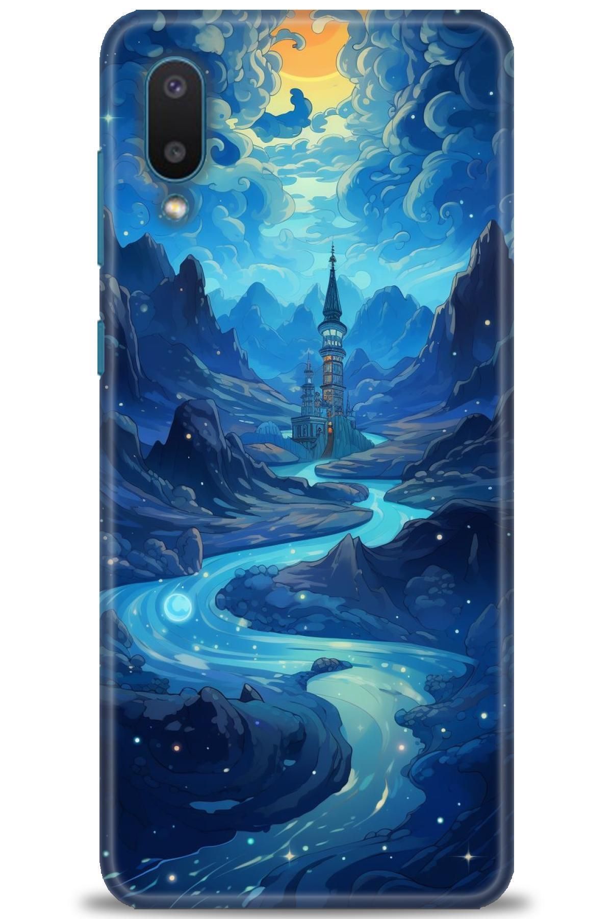 CooperTech Samsung Galaxy A02 İle Uyumlu HD Baskılı Desenli Silikon Kılıf - 218