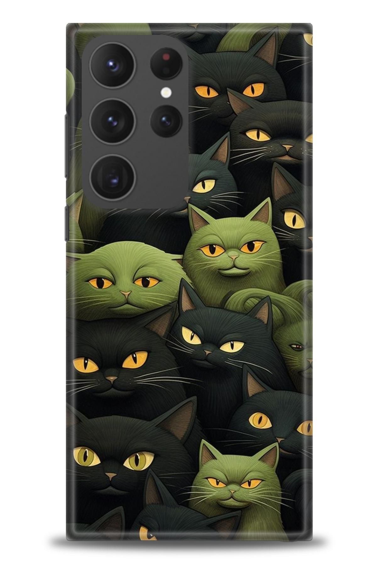CooperTech Samsung Galaxy S23 Ultra İle Uyumlu HD Baskılı Desenli Silikon Kılıf - 704