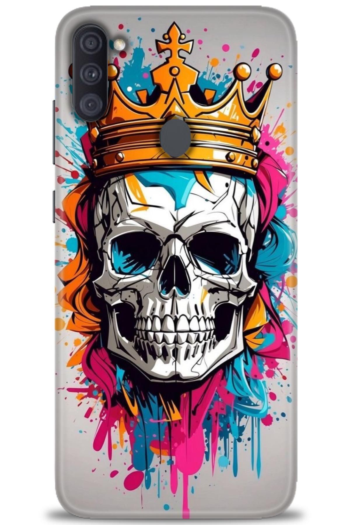 CooperTech Samsung Galaxy M11 İle Uyumlu HD Baskılı Desenli Silikon Kılıf - 993