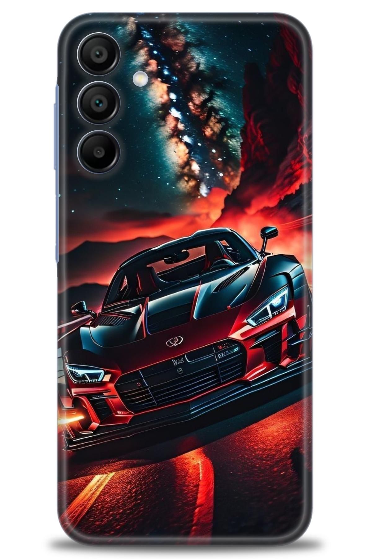CooperTech Samsung Galaxy A55 5G İle Uyumlu HD Baskılı Desenli Silikon Kılıf - 858