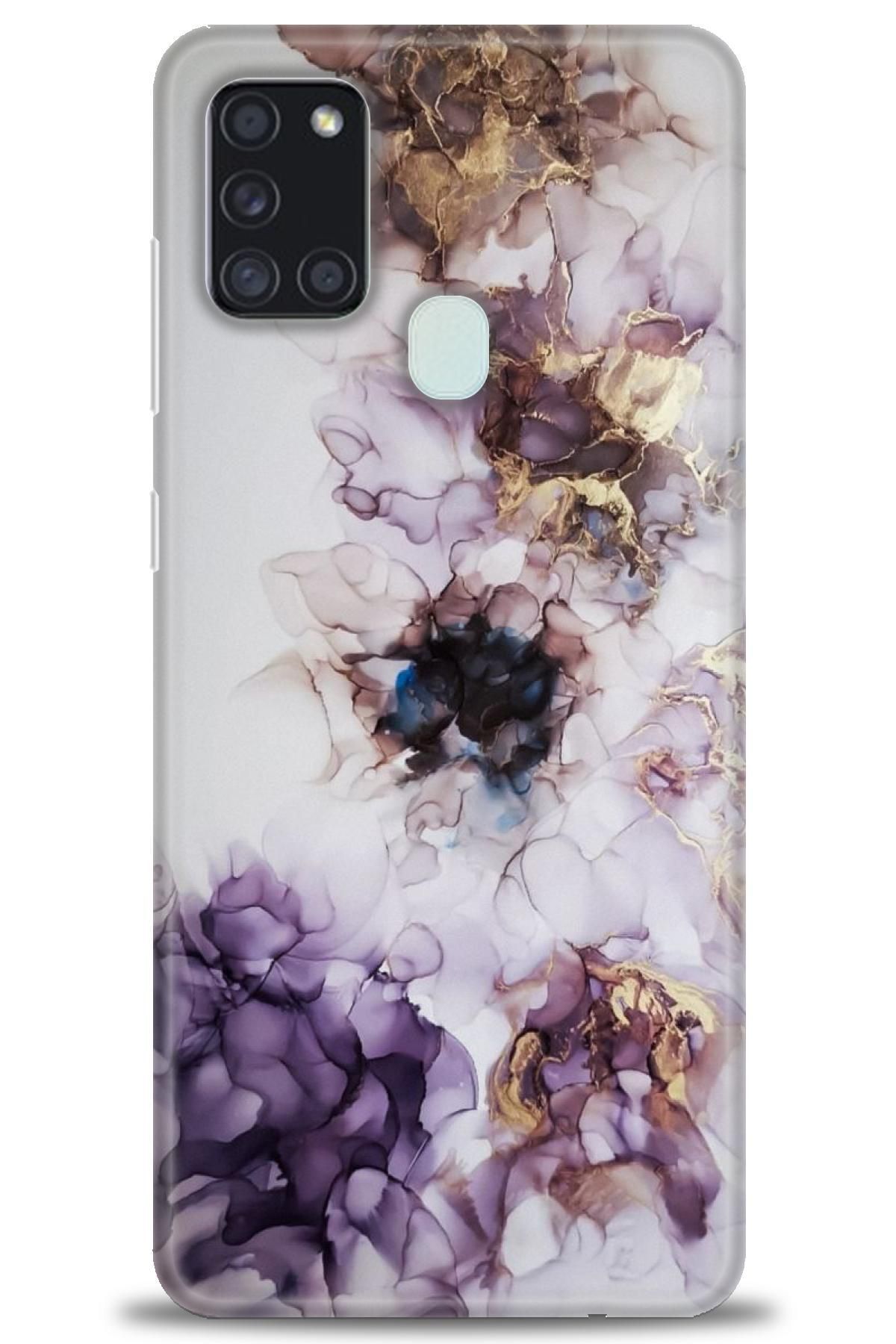 CooperTech Samsung Galaxy A21S İle Uyumlu HD Baskılı Desenli Silikon Kılıf - 407