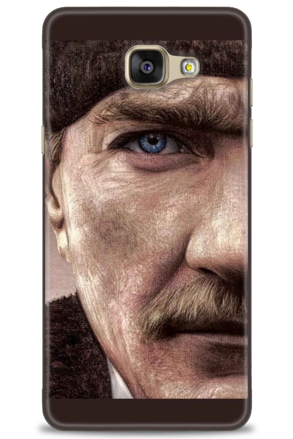 CooperTech Samsung Galaxy A7 2016 İle Uyumlu HD Baskılı Desenli Silikon Kılıf - 786