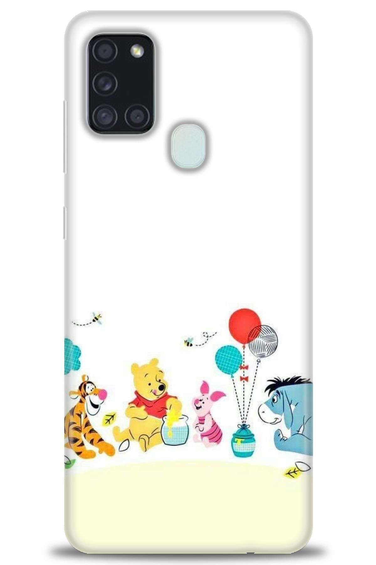 CooperTech Samsung Galaxy A21S İle Uyumlu HD Baskılı Desenli Silikon Kılıf - 966