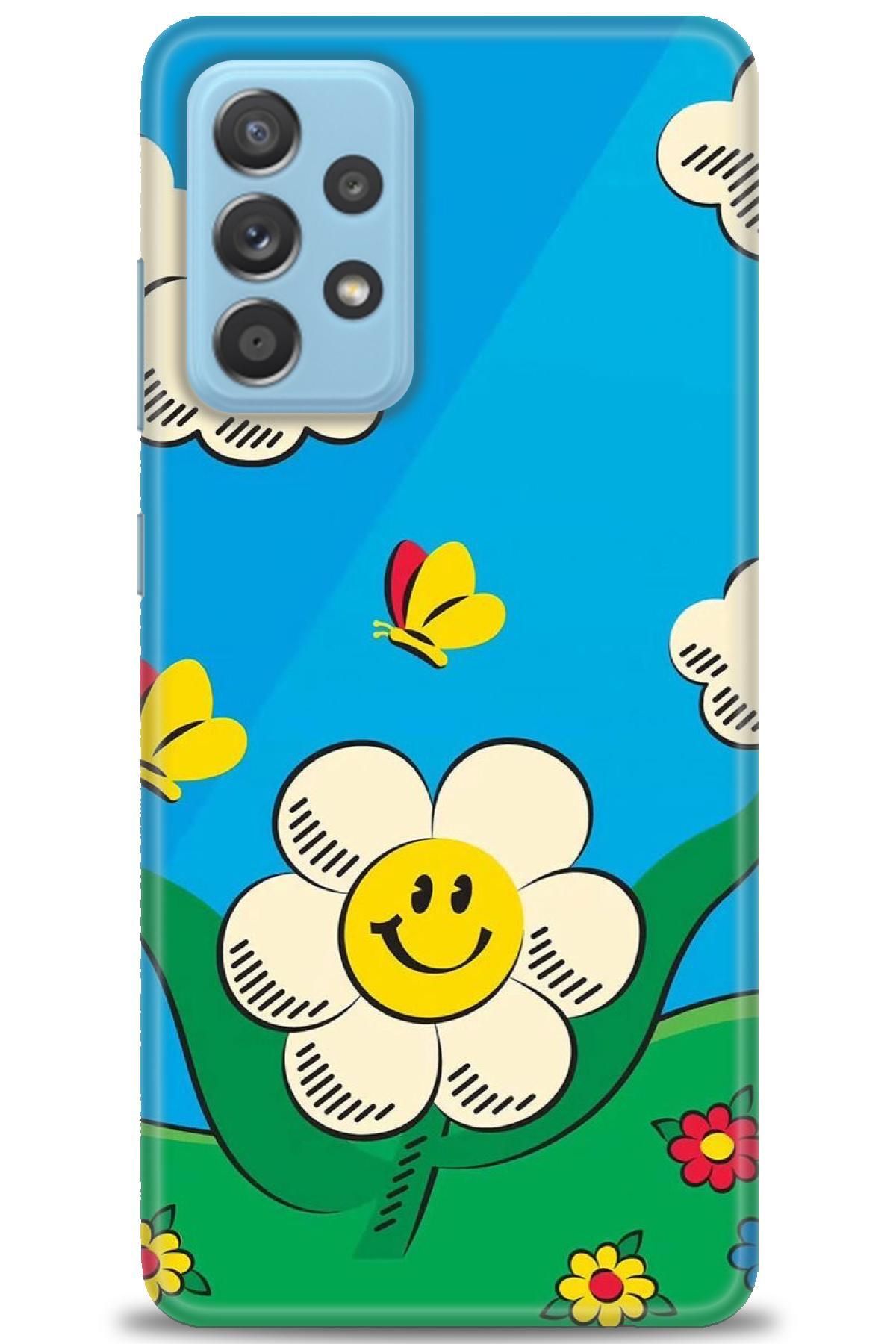 CooperTech Samsung Galaxy A52 İle Uyumlu HD Baskılı Desenli Silikon Kılıf - 317