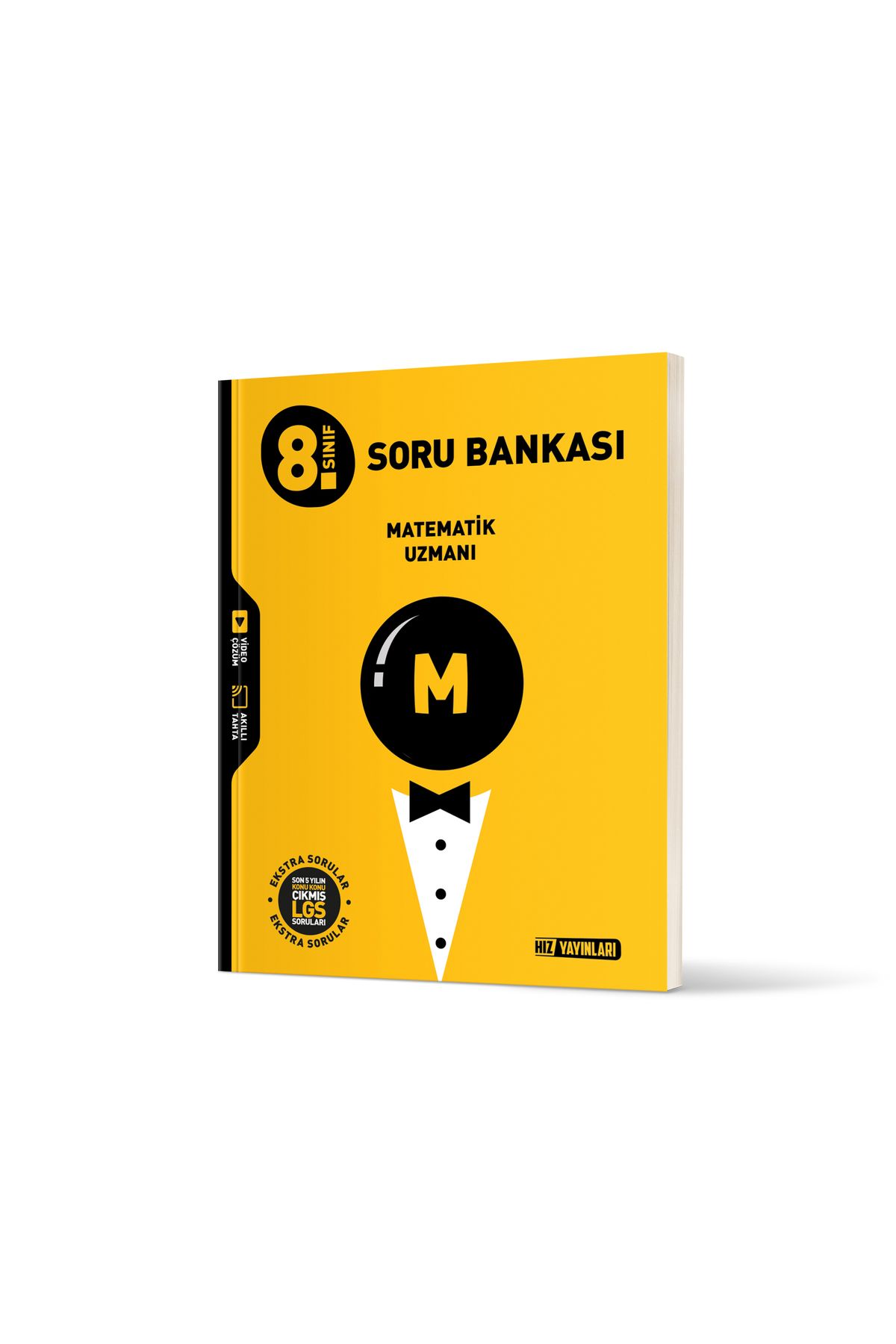 Hız Yayınları 2025-2026 Müfredat 8.Sınıf Matematik Uzmanı Soru Bankası (Temel-Orta-İleri Düzey)