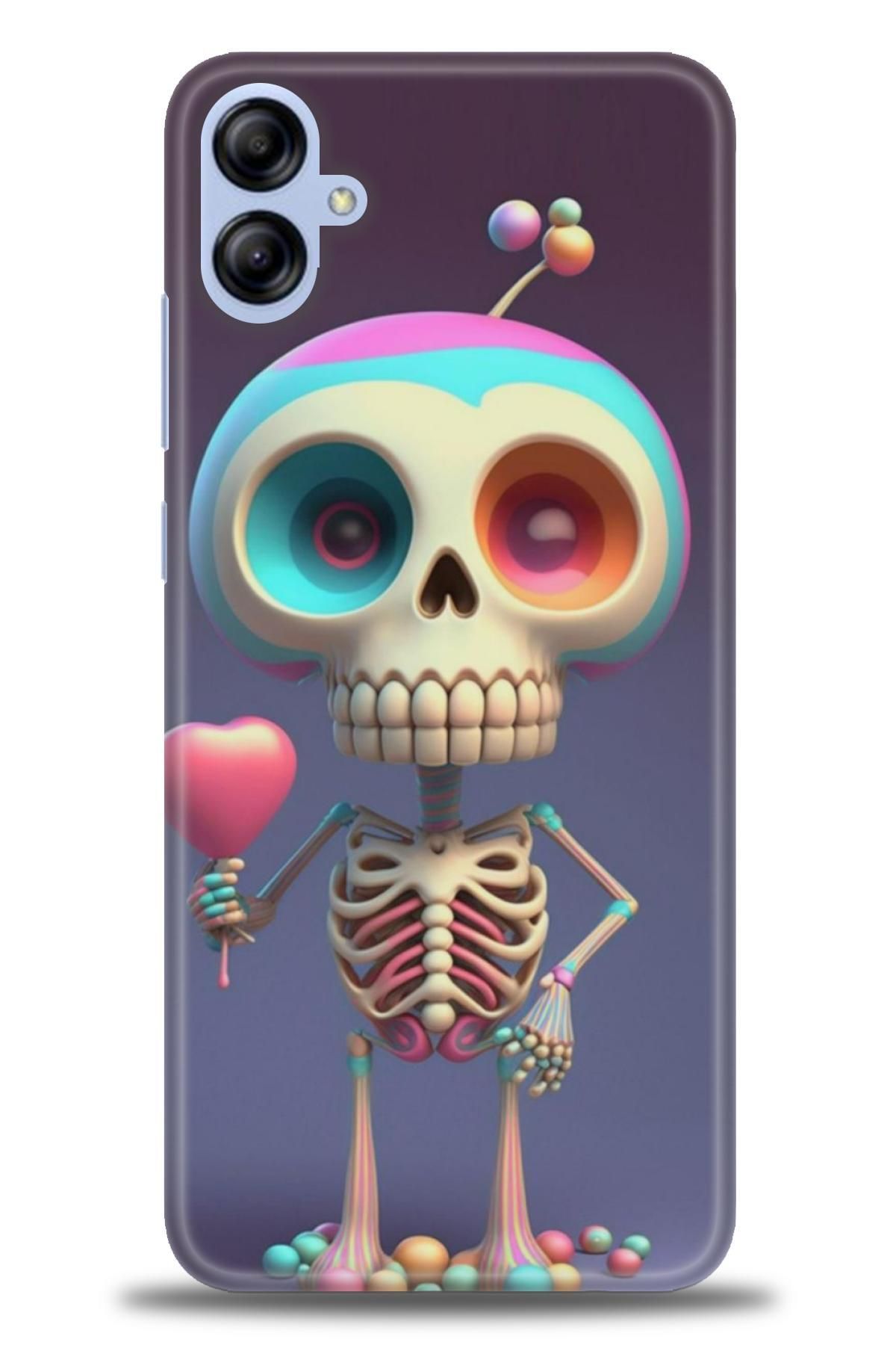 CooperTech Samsung Galaxy A04E İle Uyumlu HD Baskılı Desenli Silikon Kılıf - 795