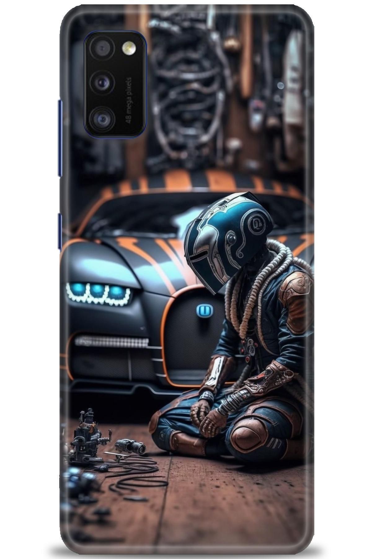 CooperTech Samsung Galaxy A41 İle Uyumlu HD Baskılı Desenli Silikon Kılıf - 984