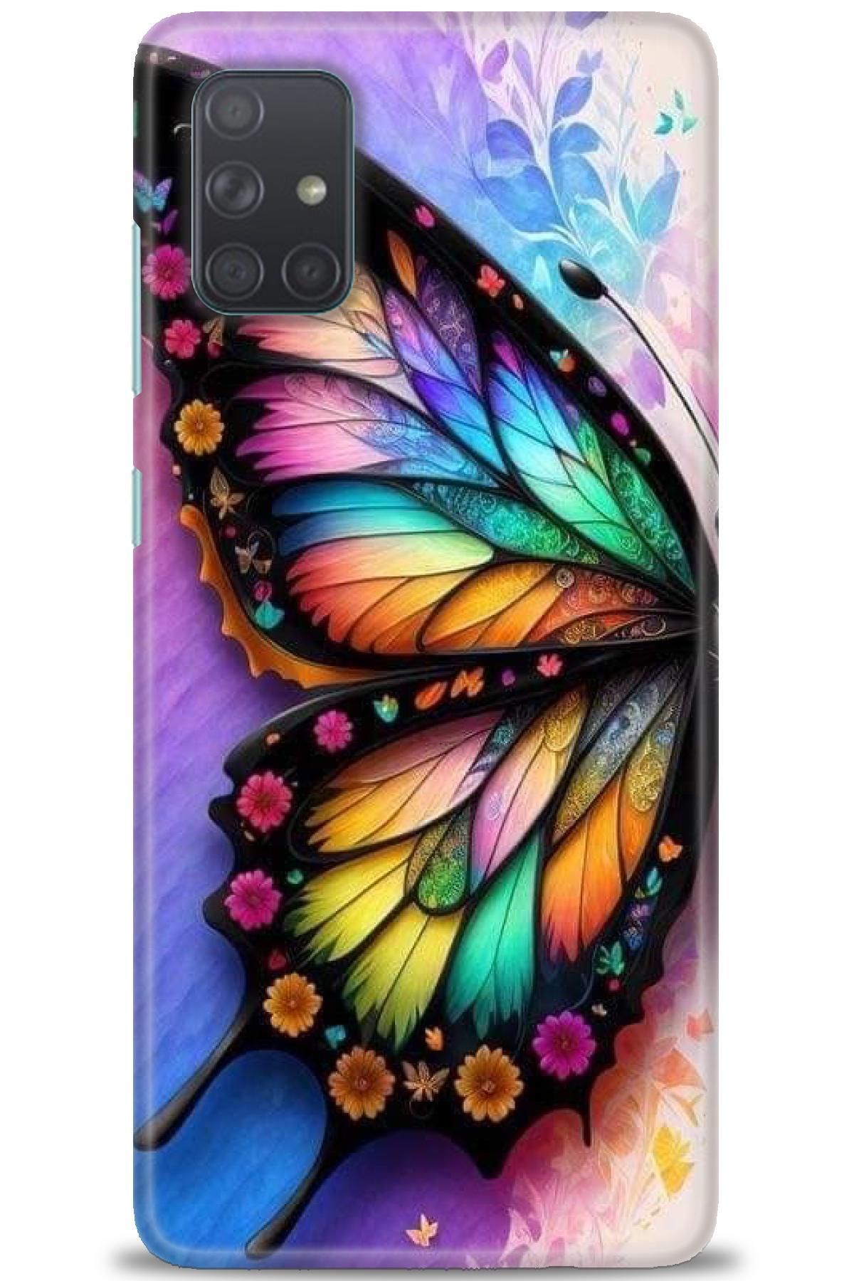 CooperTech Samsung Galaxy A51 İle Uyumlu HD Baskılı Desenli Silikon Kılıf - 182