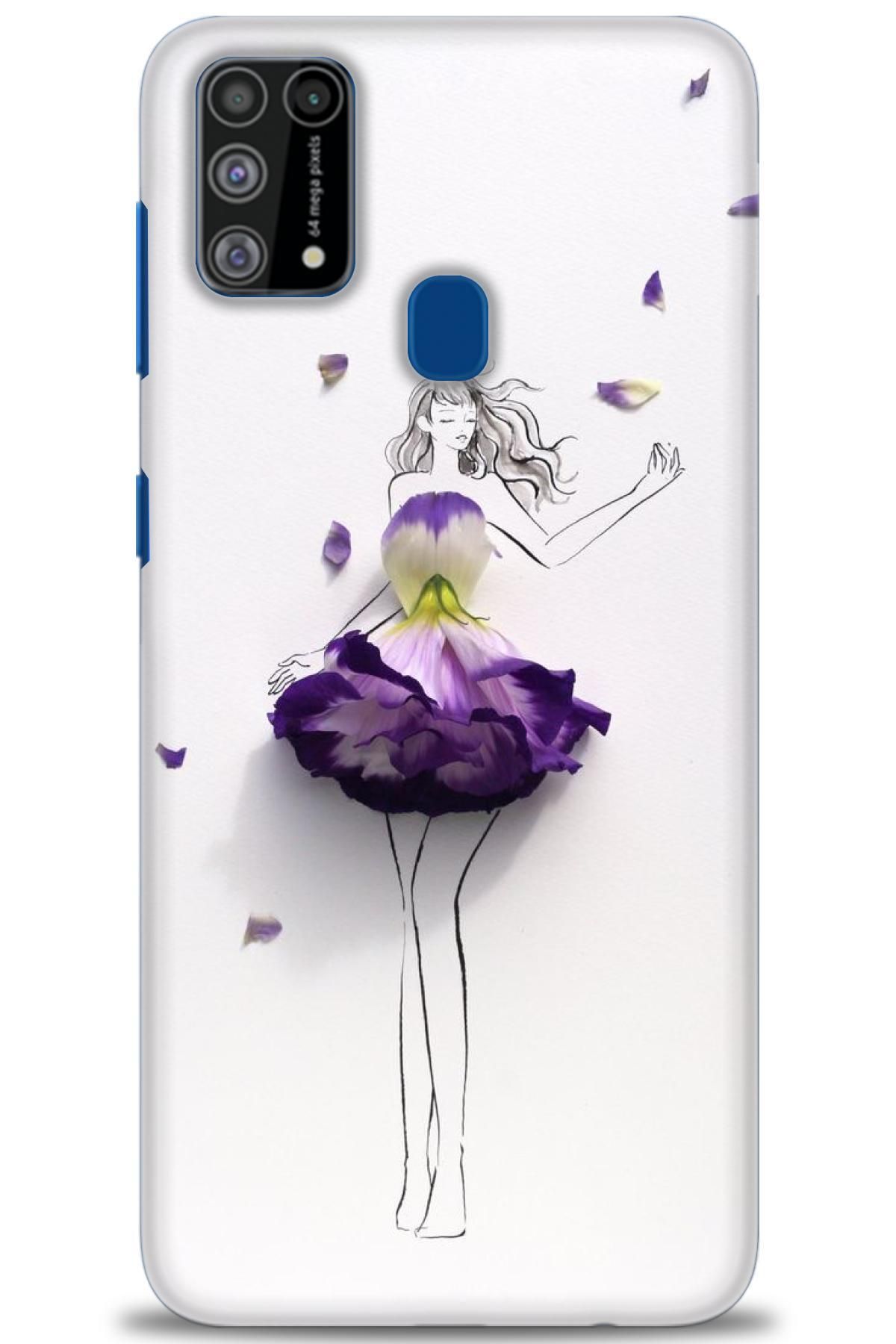 CooperTech Samsung Galaxy M31 İle Uyumlu HD Baskılı Desenli Silikon Kılıf - 740