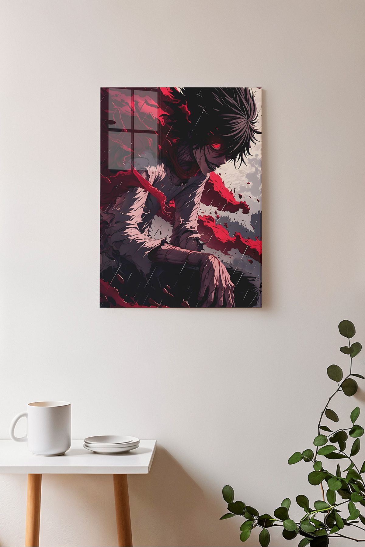 Ayabak Metal Poster Anime Death Note L - Dekoratif Metal Poster - Hediyelik Çerçevesiz Tablo