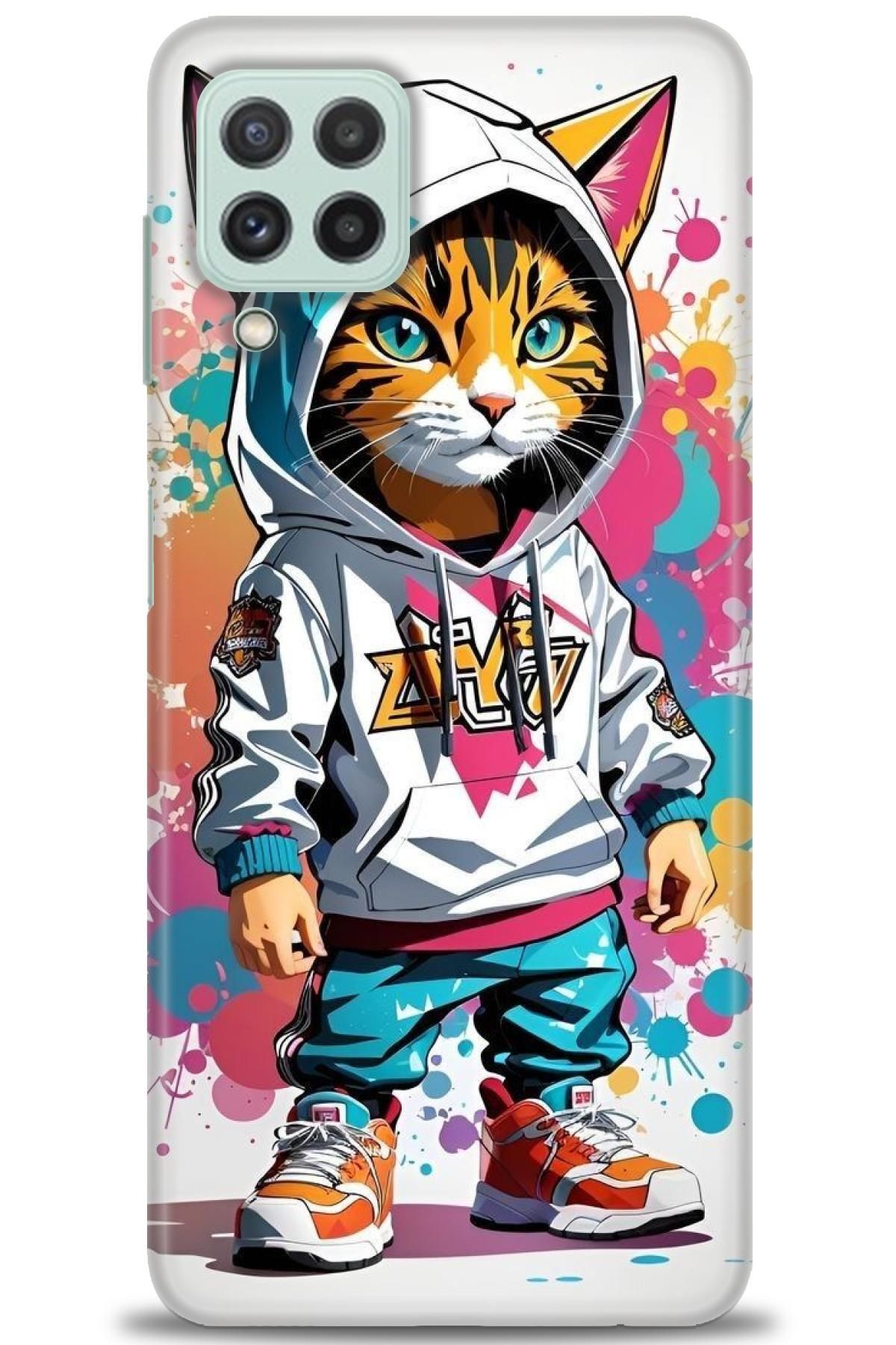 CooperTech Samsung Galaxy M32 İle Uyumlu HD Baskılı Desenli Silikon Kılıf - 362