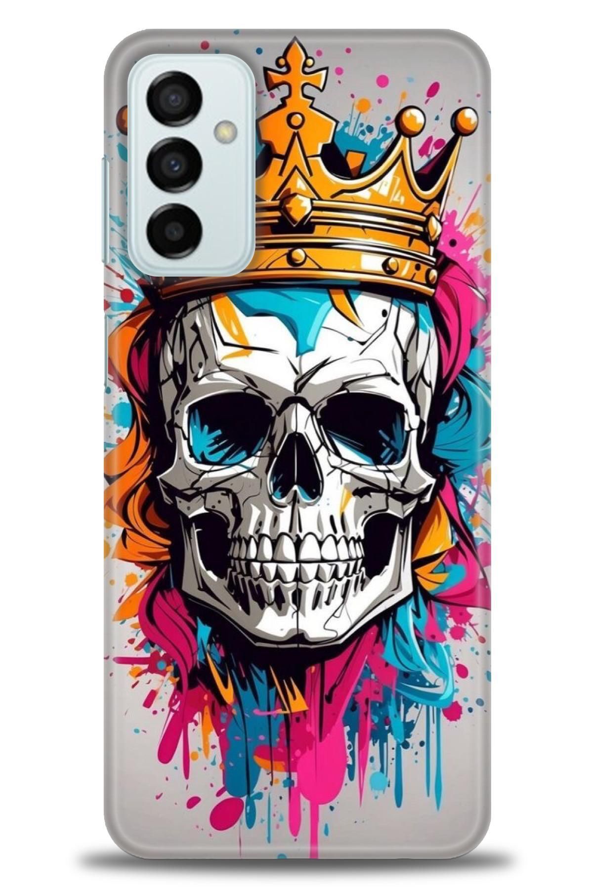CooperTech Samsung Galaxy M23 İle Uyumlu HD Baskılı Desenli Silikon Kılıf - 993