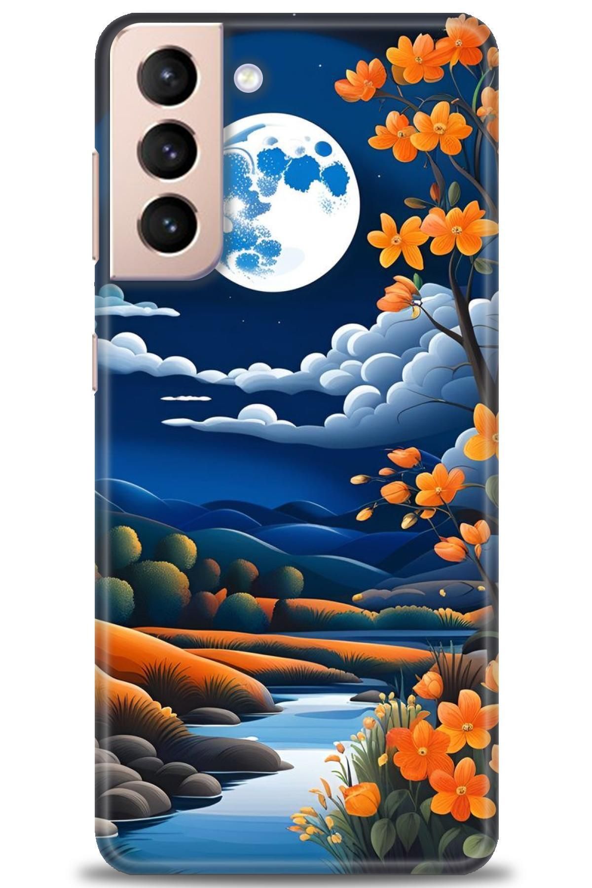 CooperTech Samsung Galaxy S21 İle Uyumlu HD Baskılı Desenli Silikon Kılıf - 623