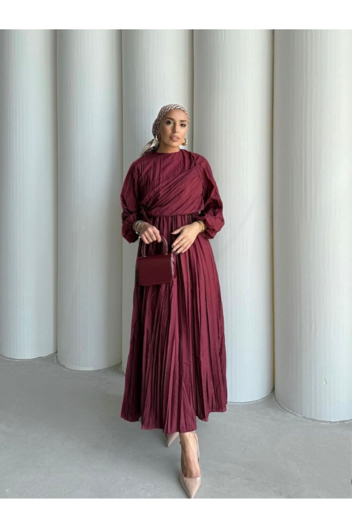 Didem Ateş Butik Vual Pamuk Elbise