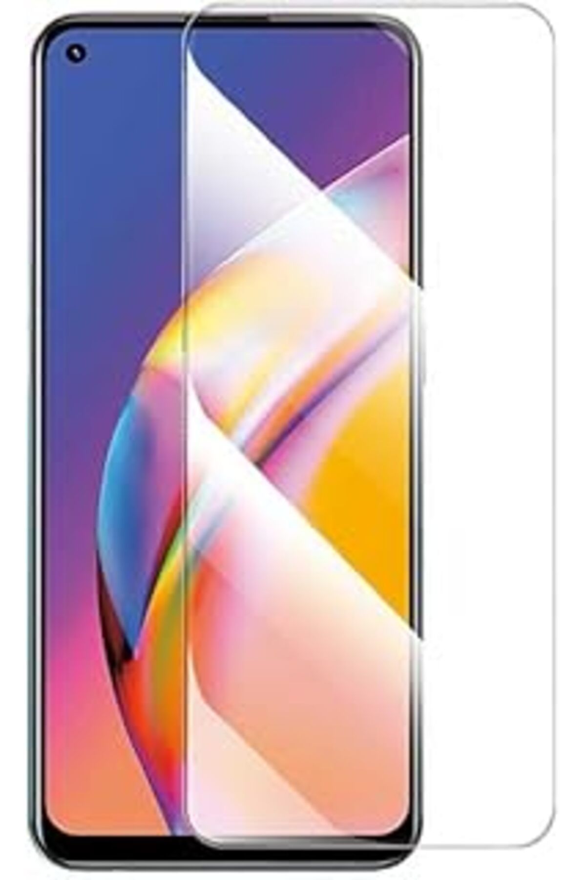 Qedii Canpay Oppo A96 4G Uyumlu Ekran Koruyucu Screen Protector Tempered Glass Kristal Netliğinde%100 Hd