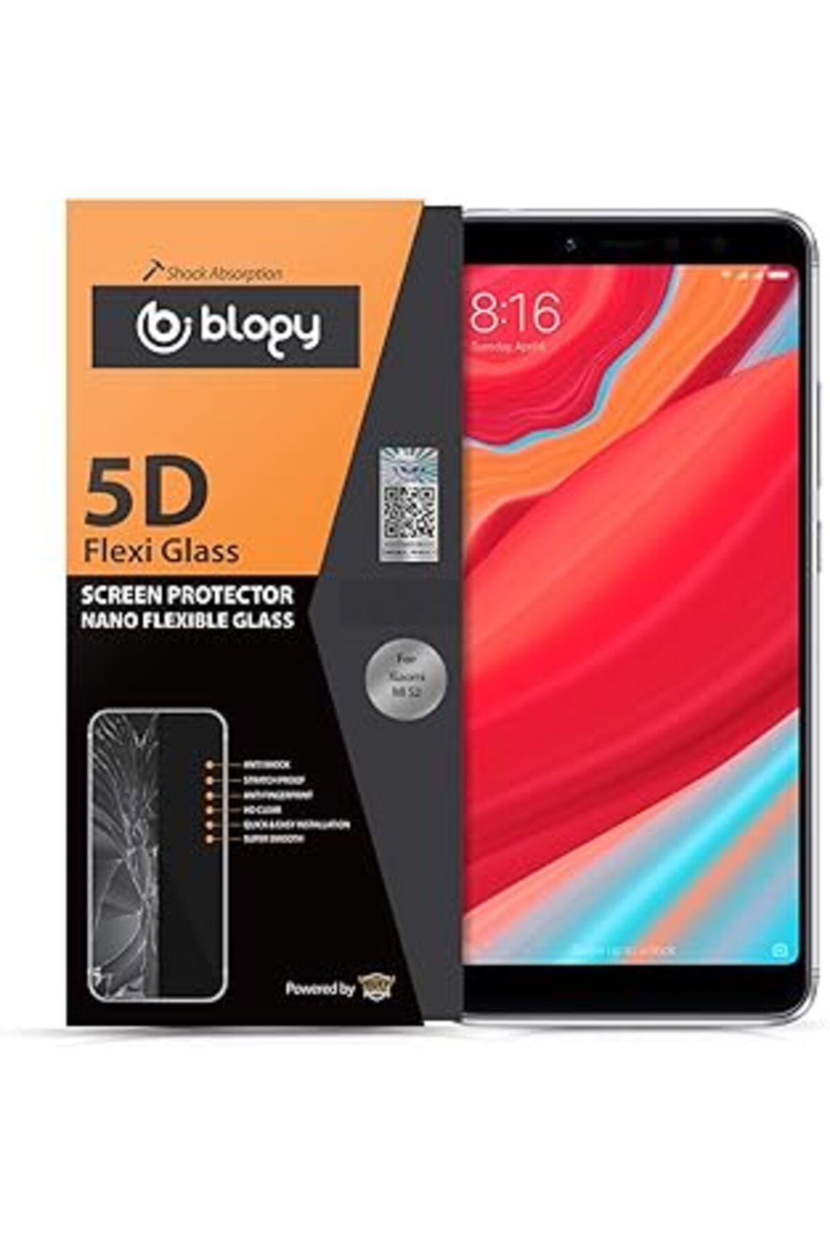 Qedii Blogy Xiaomi Mi S2 Flexi 5D Ekran Koruyucu