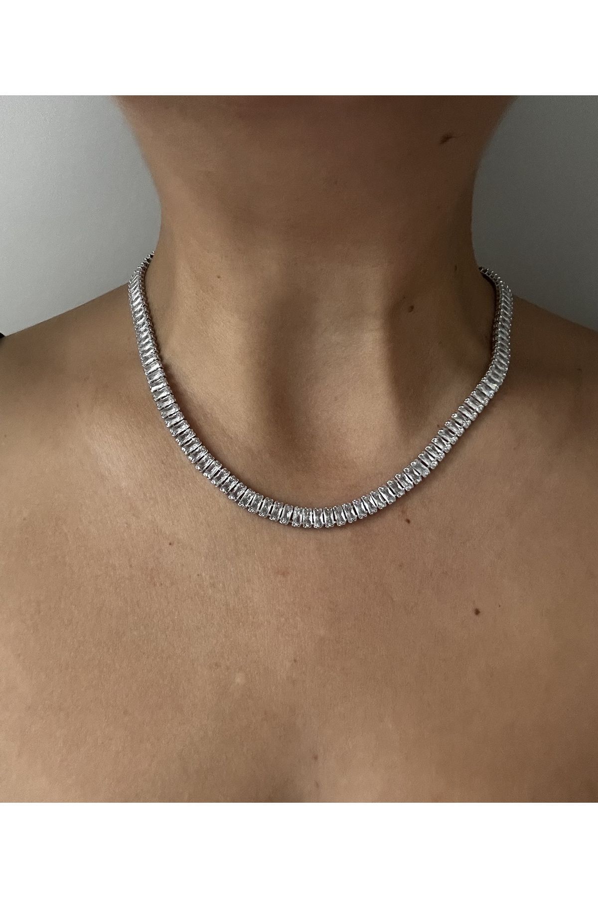 HEDİYEBOHÇAM Su Yolu Silver Kararmaz Kolye