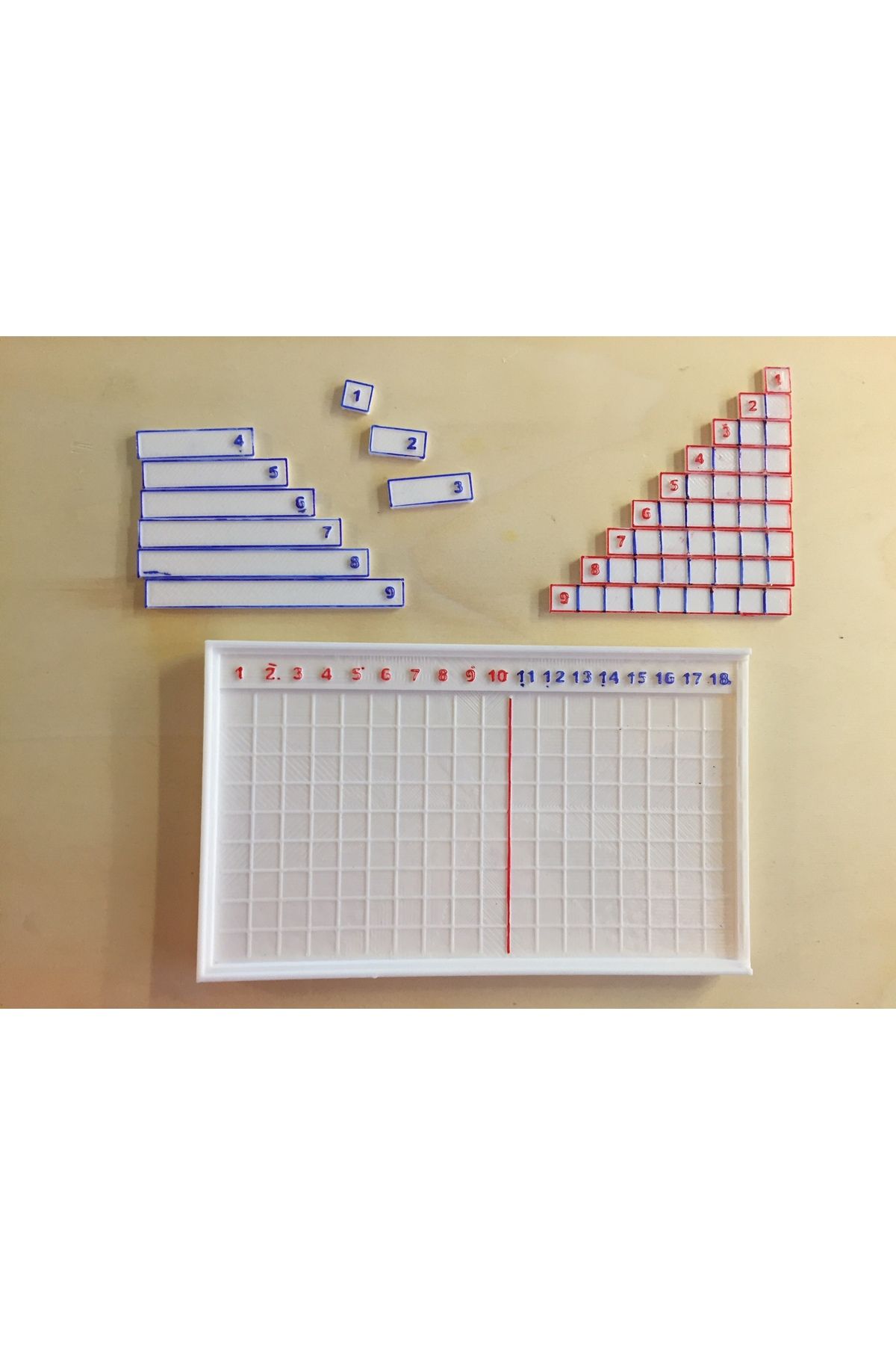 talaşoğlu Montessori Ekleme Tahtası Seti