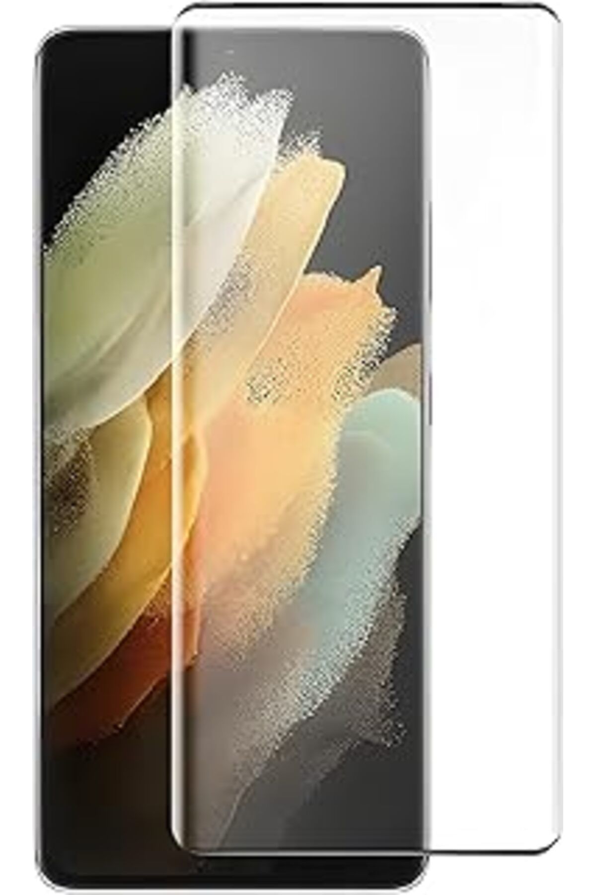 Qedii Victornepos Samsung Galaxy S24 Uyumlu Uçtan Uca Tam Koruma Kırılmaz Cam 9D Ekran Koruyucu 2'Li
