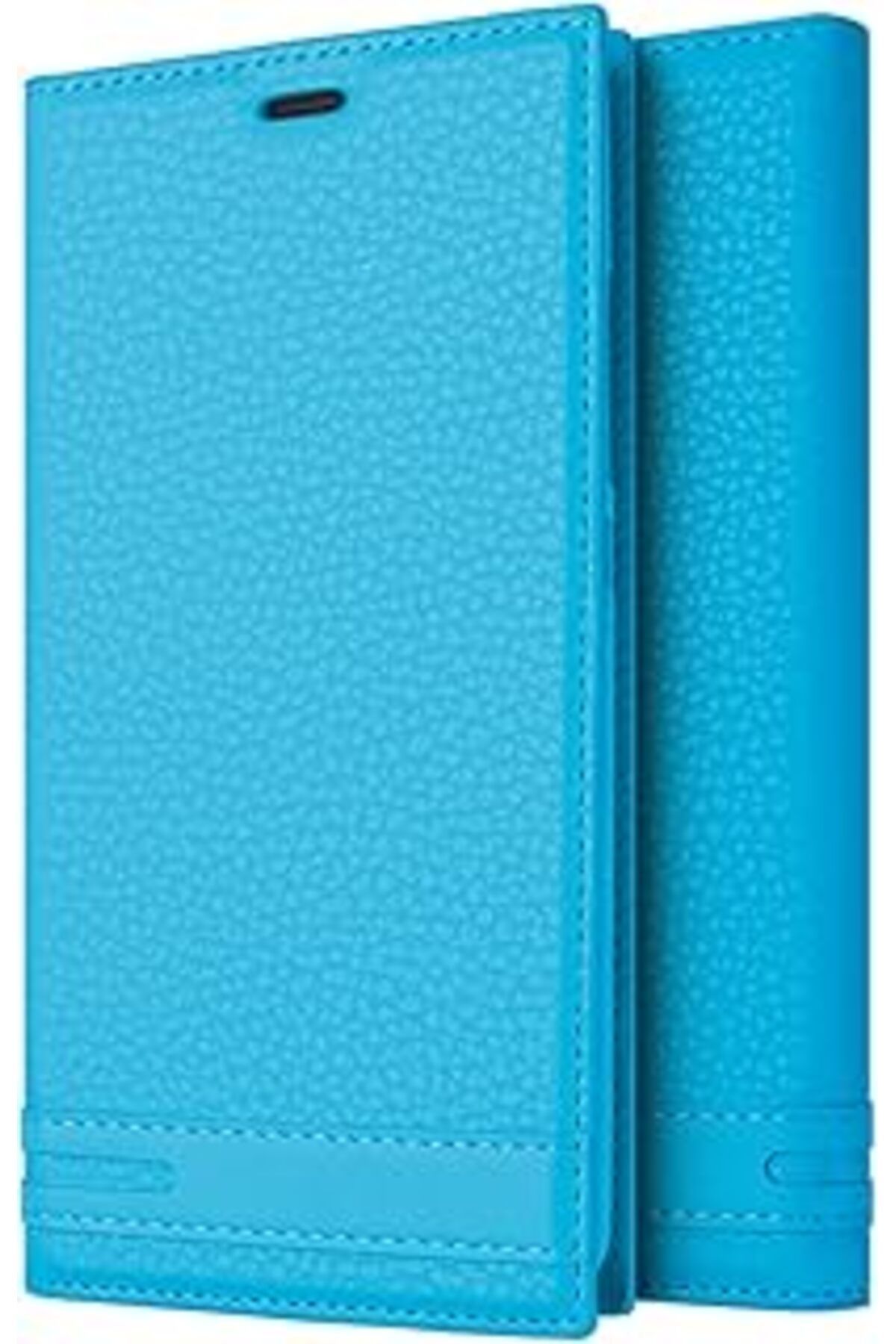 Pazarcan Microsonic Galaxy A8 2018 Kılıf Gizli Mıknatıslı Delux Turkuaz