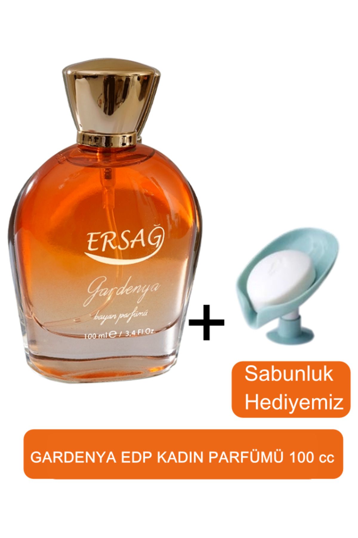 Ersağ Gardenya Kadın Parfüm 100cc - Sabunluk Hediyemiz 5014-03