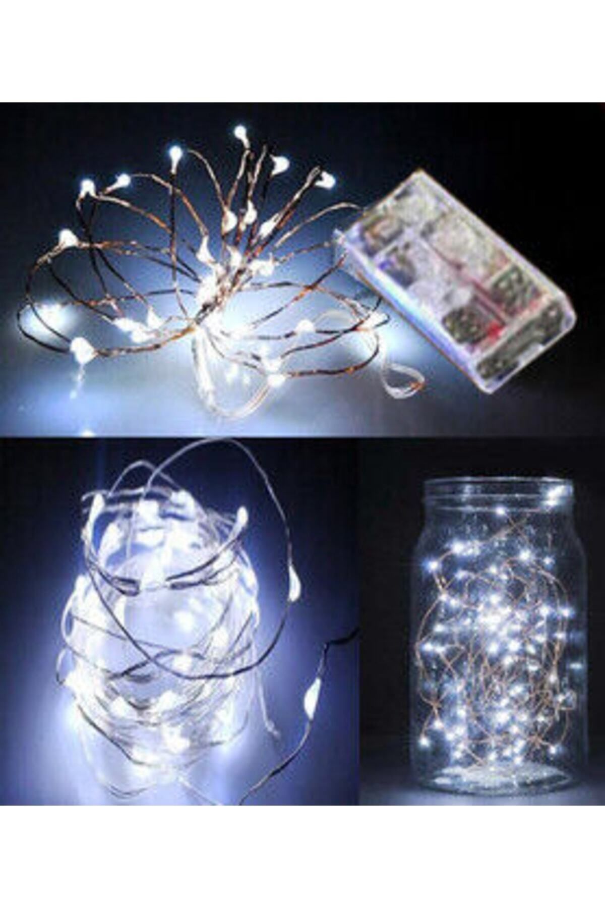 Leddünyası 5 Metre 3 Fonksiyonlu Beyaz Peri Led