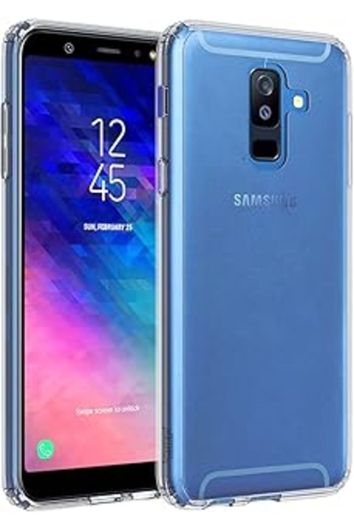 Pazarcan Buff Galaxy A6 Plus 2018 Air Hybrid Kılıf