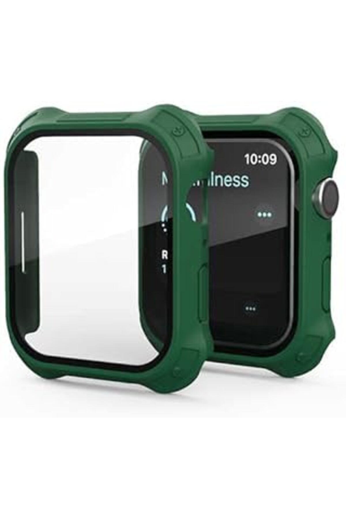 Pazarcan Zore Apple Ile Uyumlu Watch 7 41mm Tank Zırh Kasa Ve Mat Görünümlü Ekran Koruyucu Watch Gard 11 Koy
