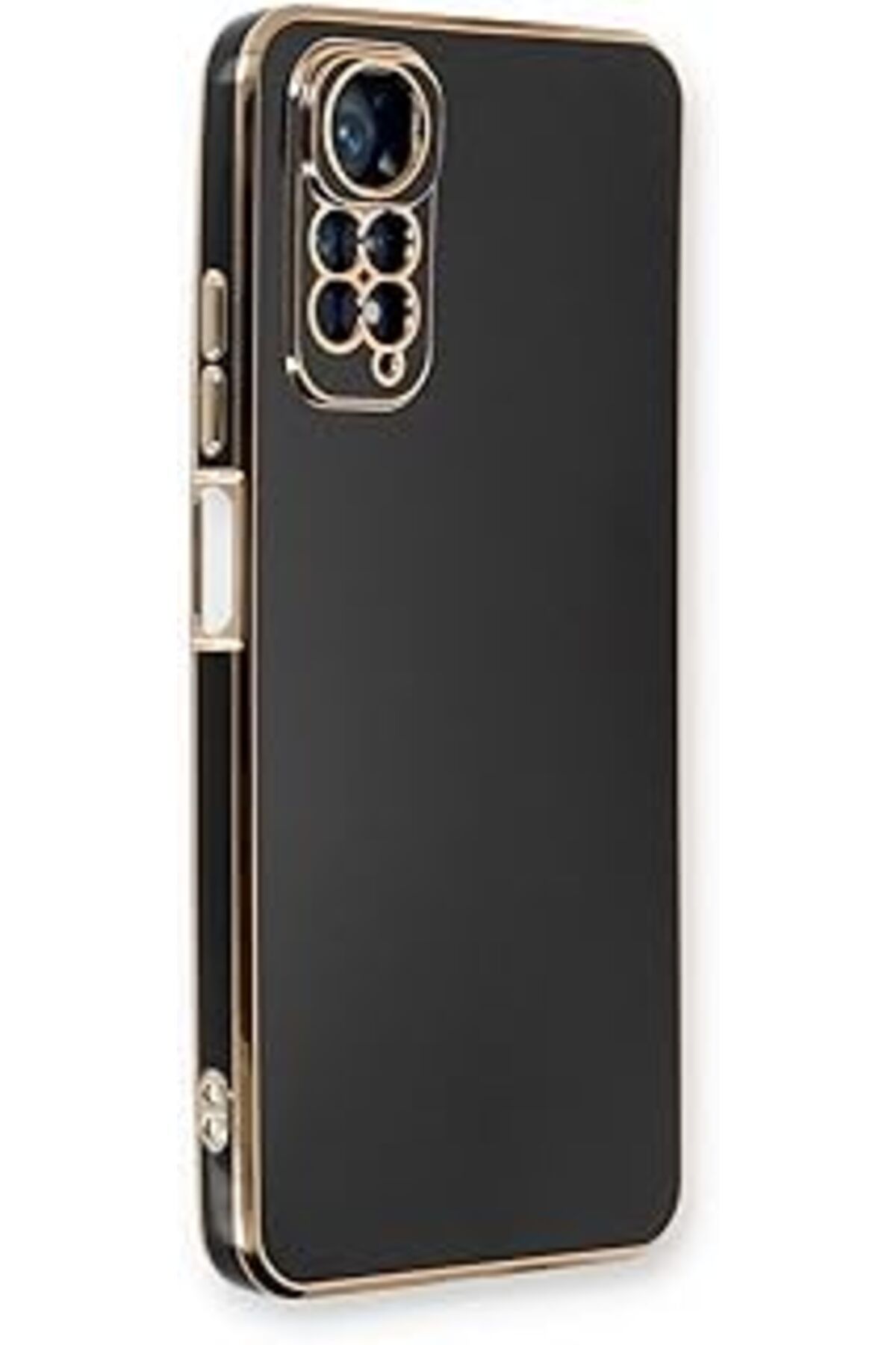 Pazarcan Microsonic Redmi Note 11S Kılıf Olive Plated Siyah [Redmi Note 11S Ile Uyumlu Kılıf - Siyah]