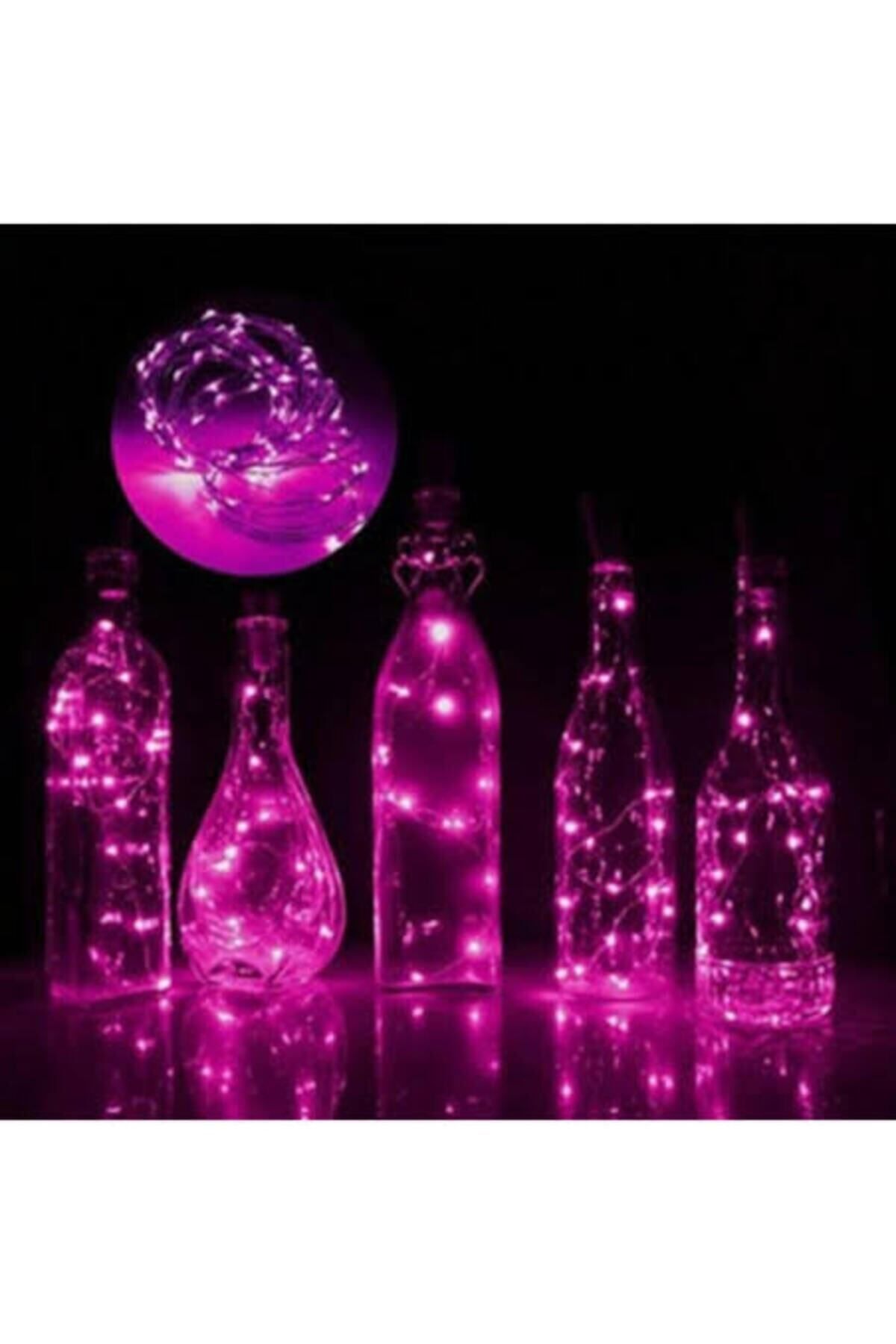 Leddünyası 5 Metre Peri Led Pembe 3 Pilli Animasyonlu 2 Adet