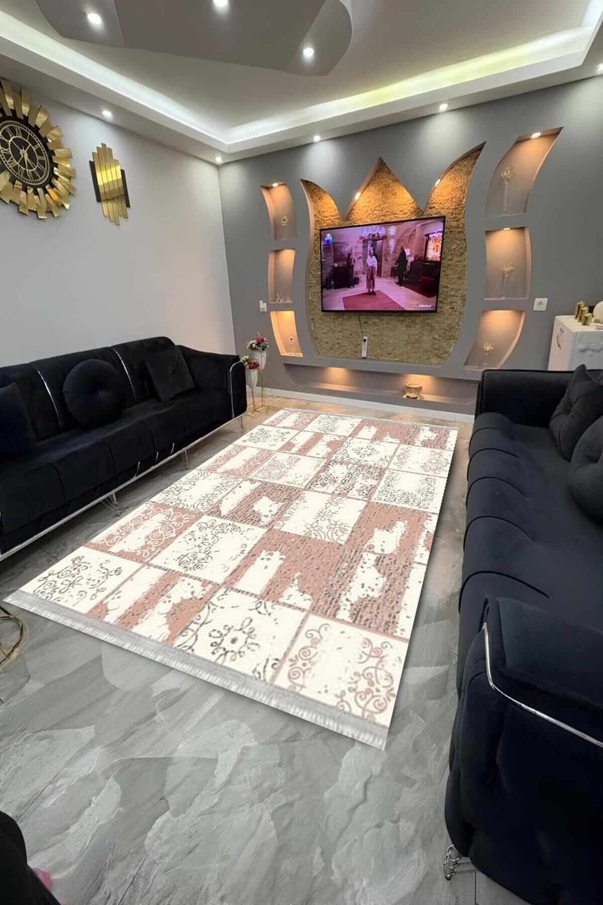 Home Dot Tabanlı yıkanabilir, leke tutmayan halı