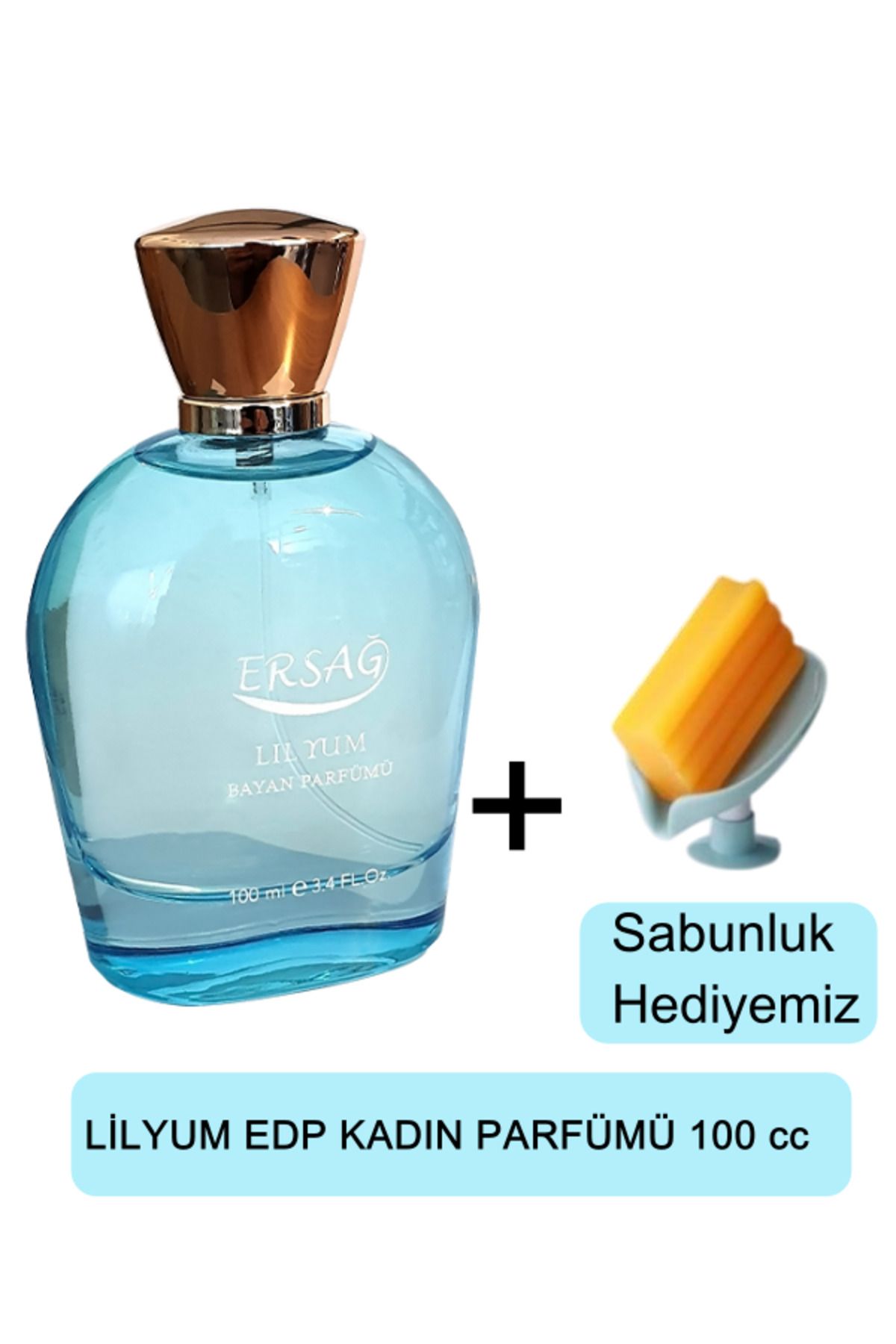 Ersağ Lilyum Kadın Parfüm 100cc - Sabunluk Hediyemiz 5003-02
