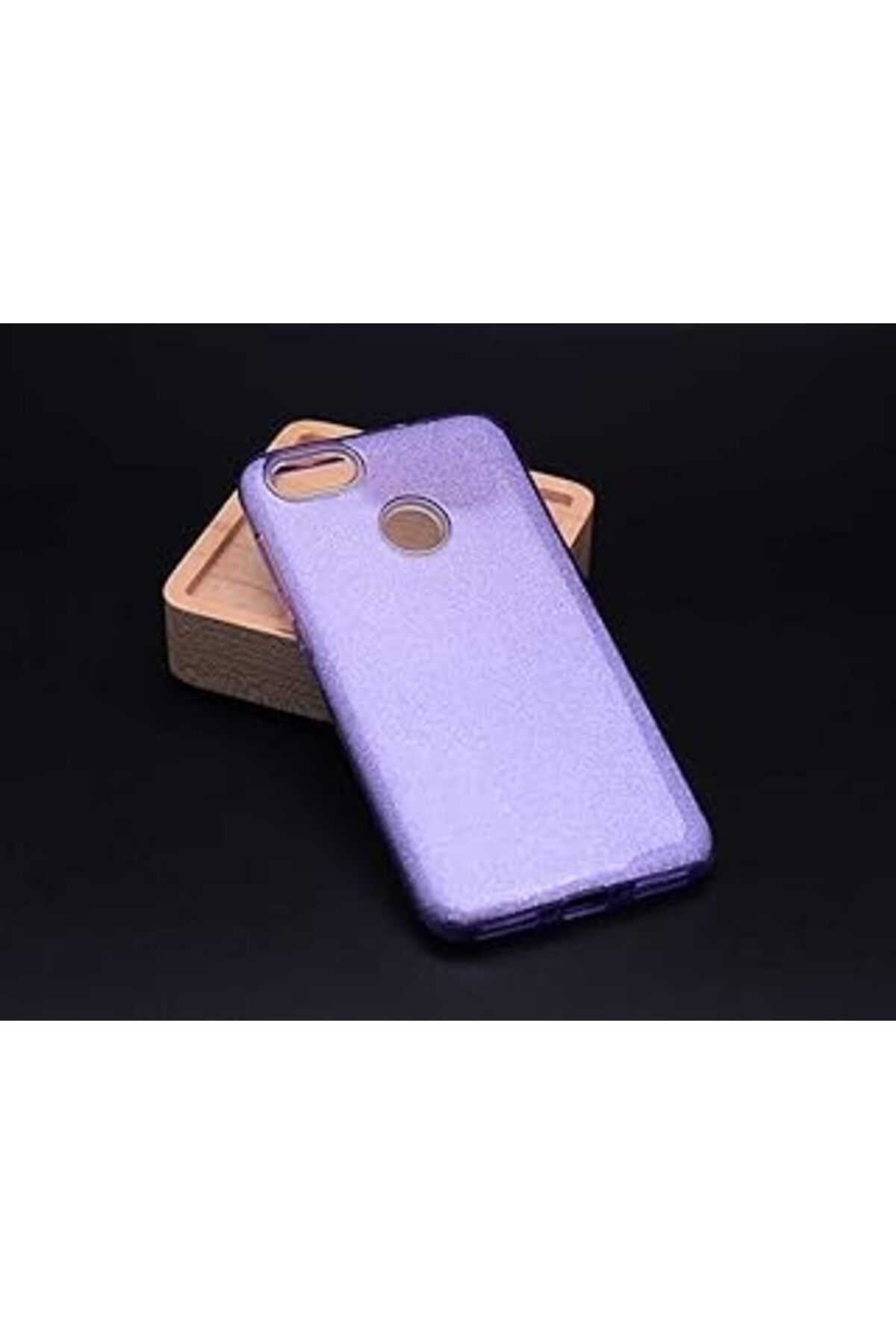 Pazarcan Zore Shining Y7 Ile Uyumlu 2018 Purple Silikon Kapak